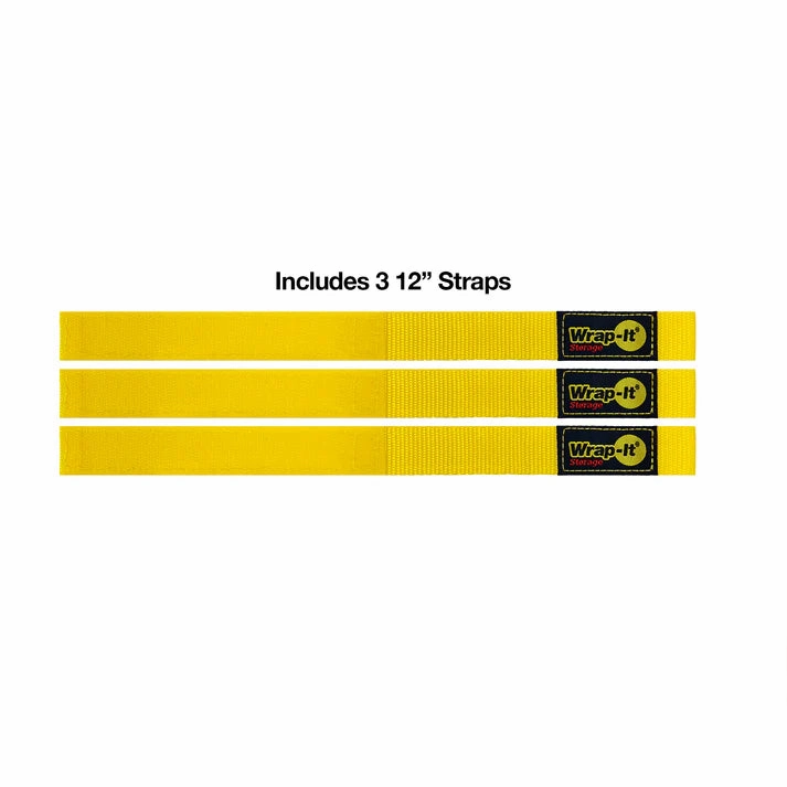 12-inch Quick-Straps 3 Pack - Yellow