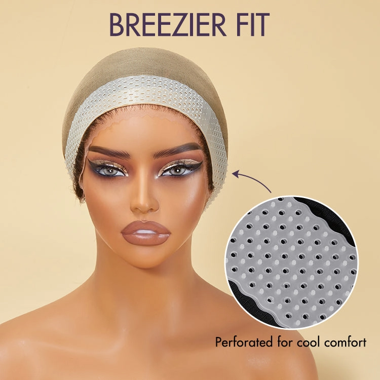 1pc Silicone Transparent White Wig Grip Band, Anti-Slip with Perforated Breathable