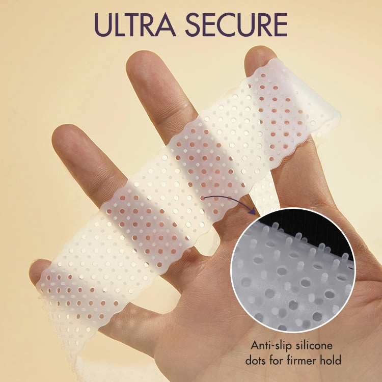 1pc Silicone Transparent White Wig Grip Band, Anti-Slip with Perforated Breathable