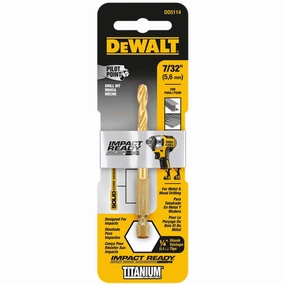 7/32 IN. IMPACT READY Titanium Nitride Coating Drill Bit