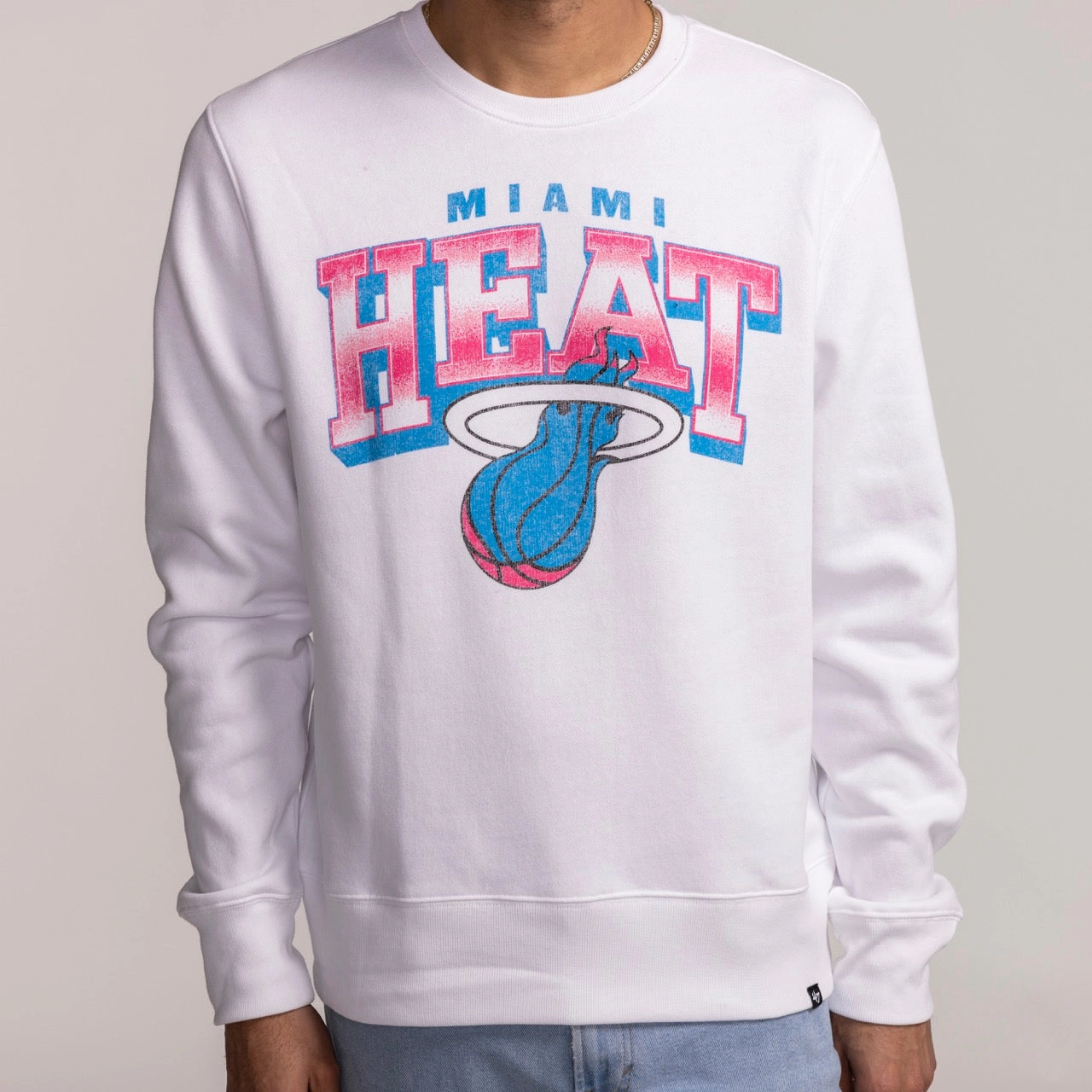 '47 Brand Miami HEAT Original Vice Spotlight Crewneck