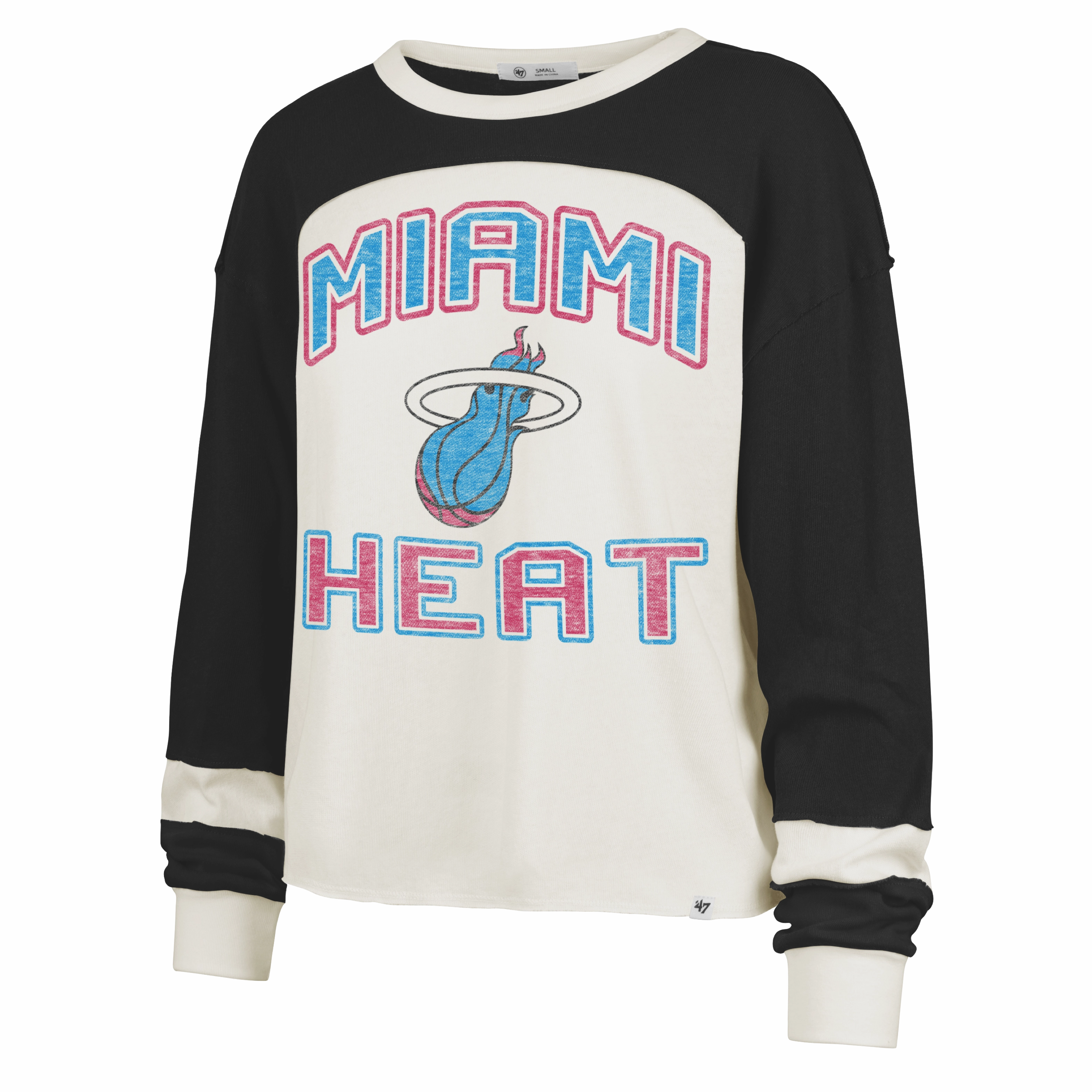 '47 Brand Miami HEAT Orignal Vice Women's Long Sleeve Tee