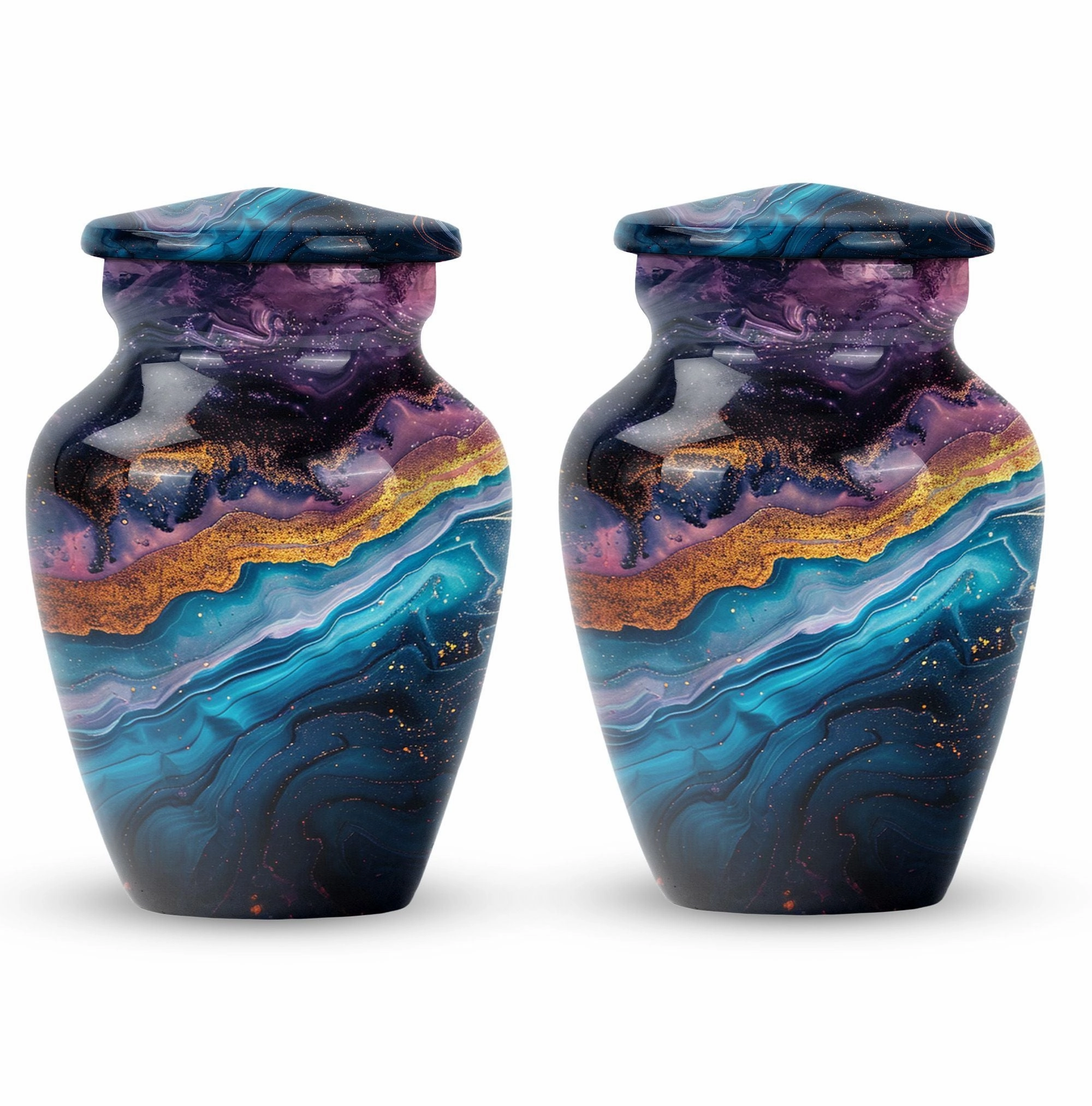 Abstract Urn: Weaved Tranquility | Elderly Cremation Artifact