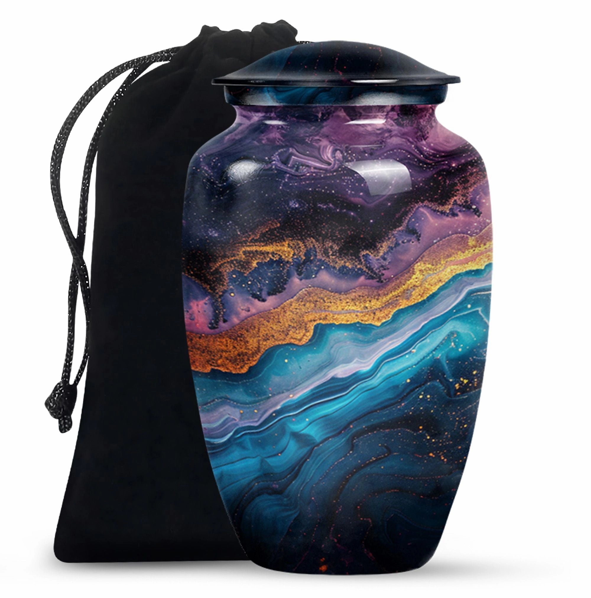 Abstract Urn: Weaved Tranquility | Elderly Cremation Artifact
