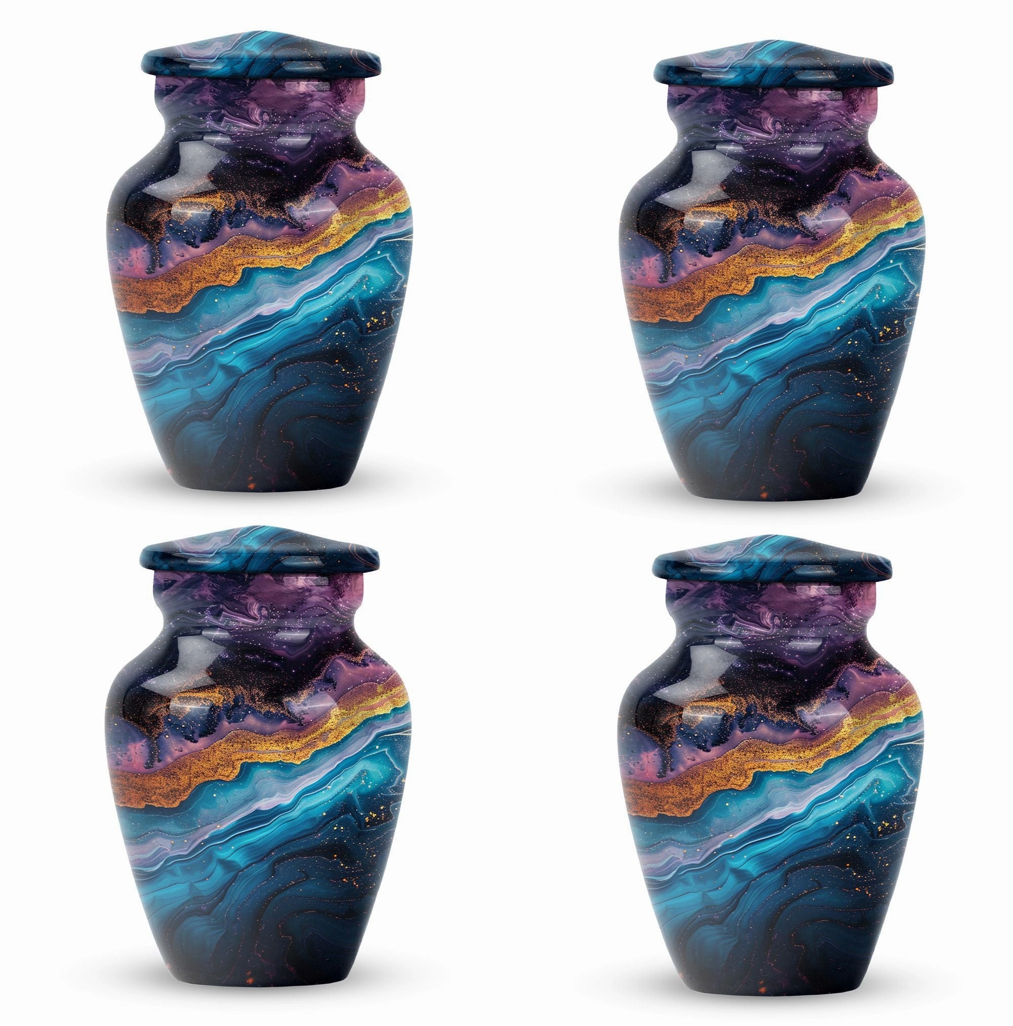 Abstract Urn: Weaved Tranquility | Elderly Cremation Artifact
