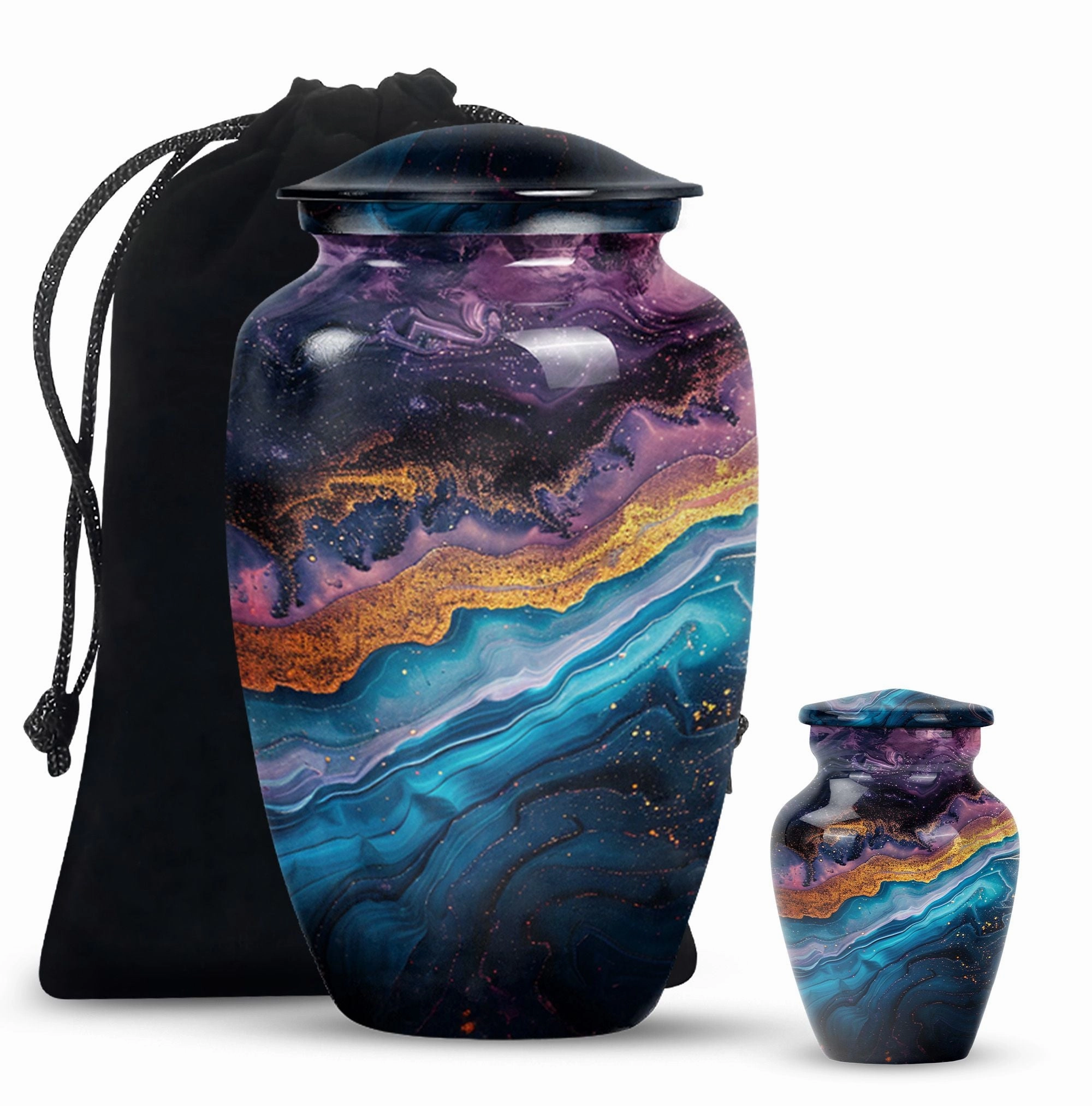 Abstract Urn: Weaved Tranquility | Elderly Cremation Artifact