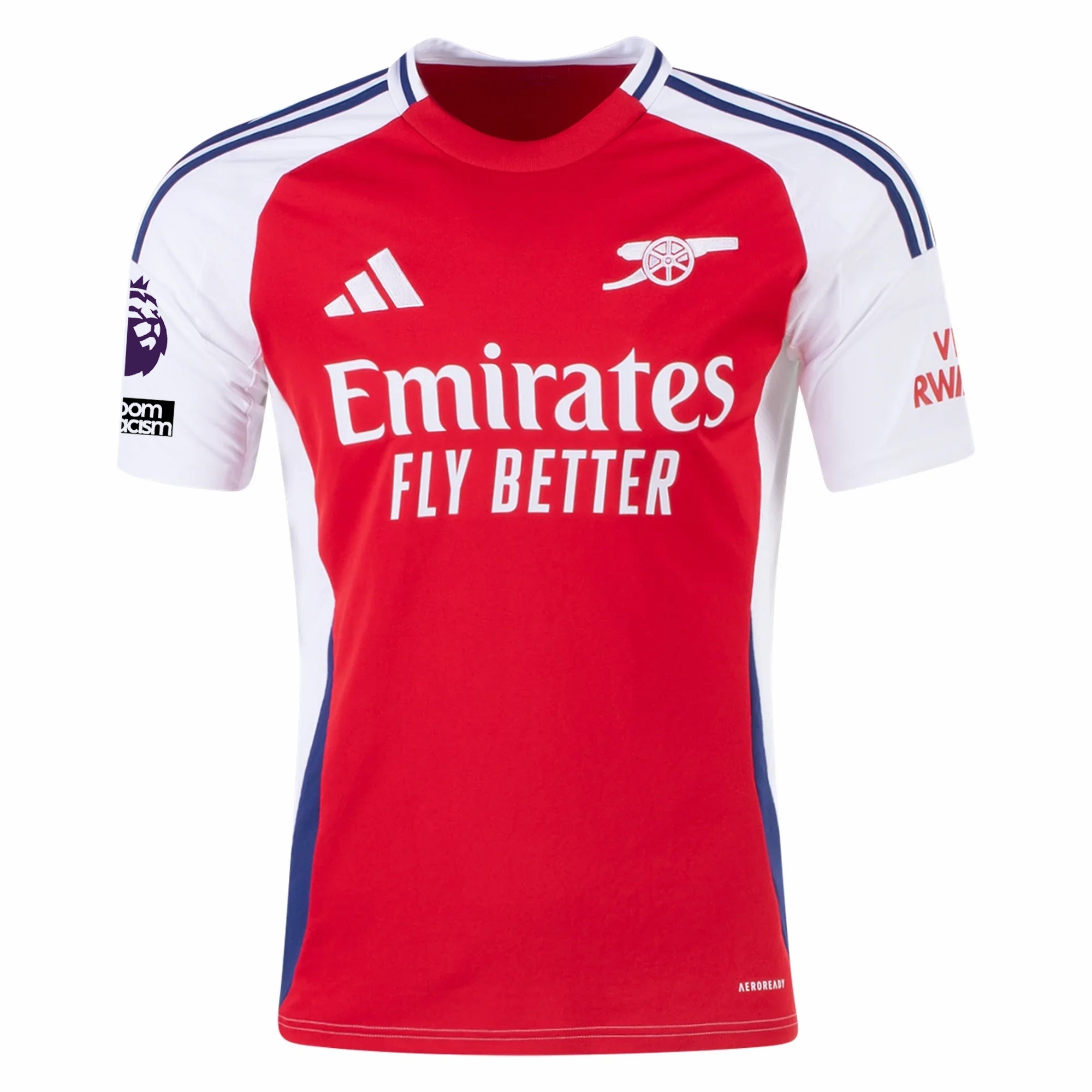 adidas Arsenal Takehiro Tomiyasu Home Jersey w/ EPL   No Room For Racism Patches 24/25 (Better Scarlet/White)