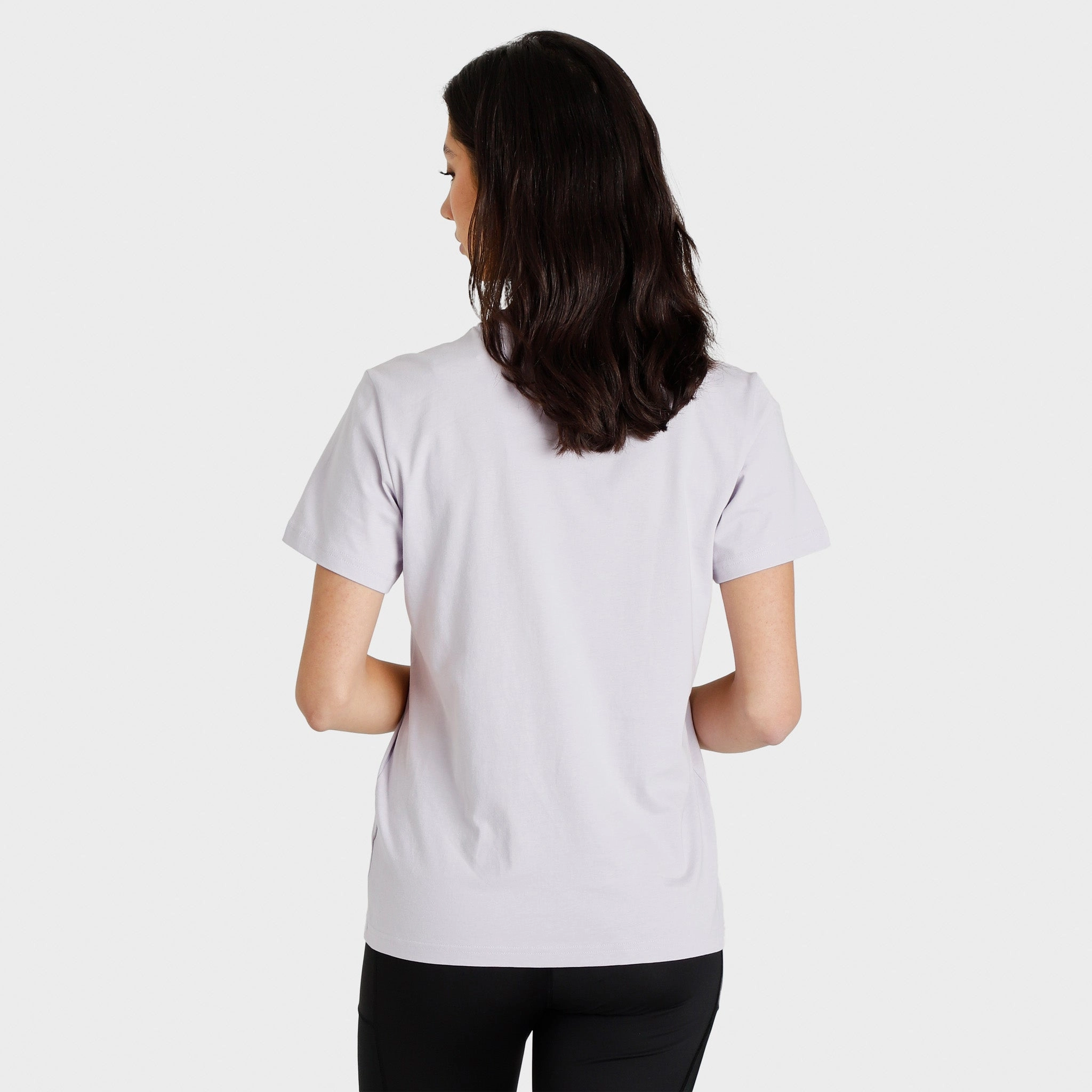 adidas Women's Floral Badge of Sport Graphic T-shirt / Silver Dawn