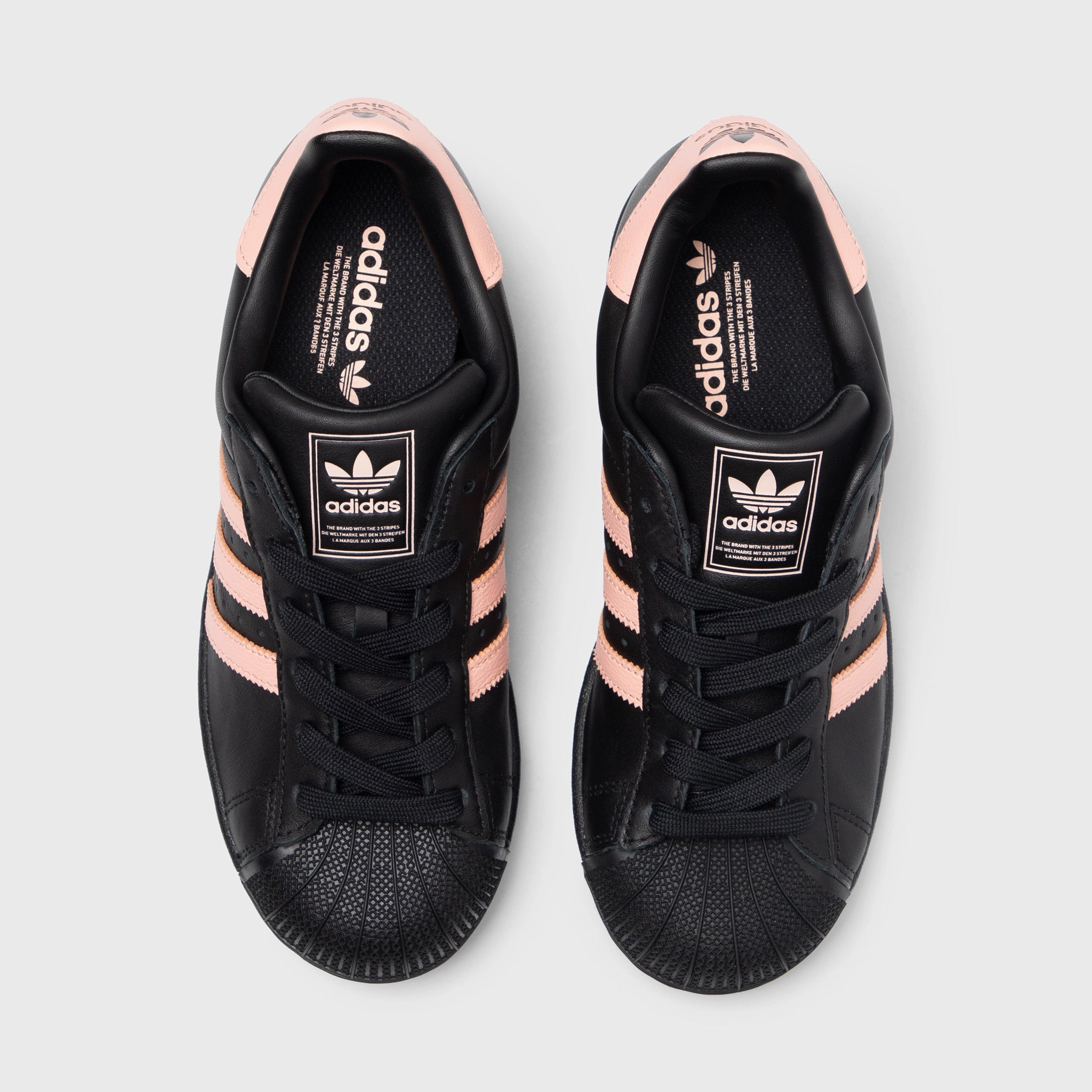 adidas Women's Superstar II Core Black / Glow Pink