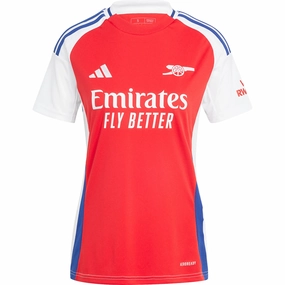 adidas Womens Arsenal Home Jersey 24/25 (Better Scarlet/White)