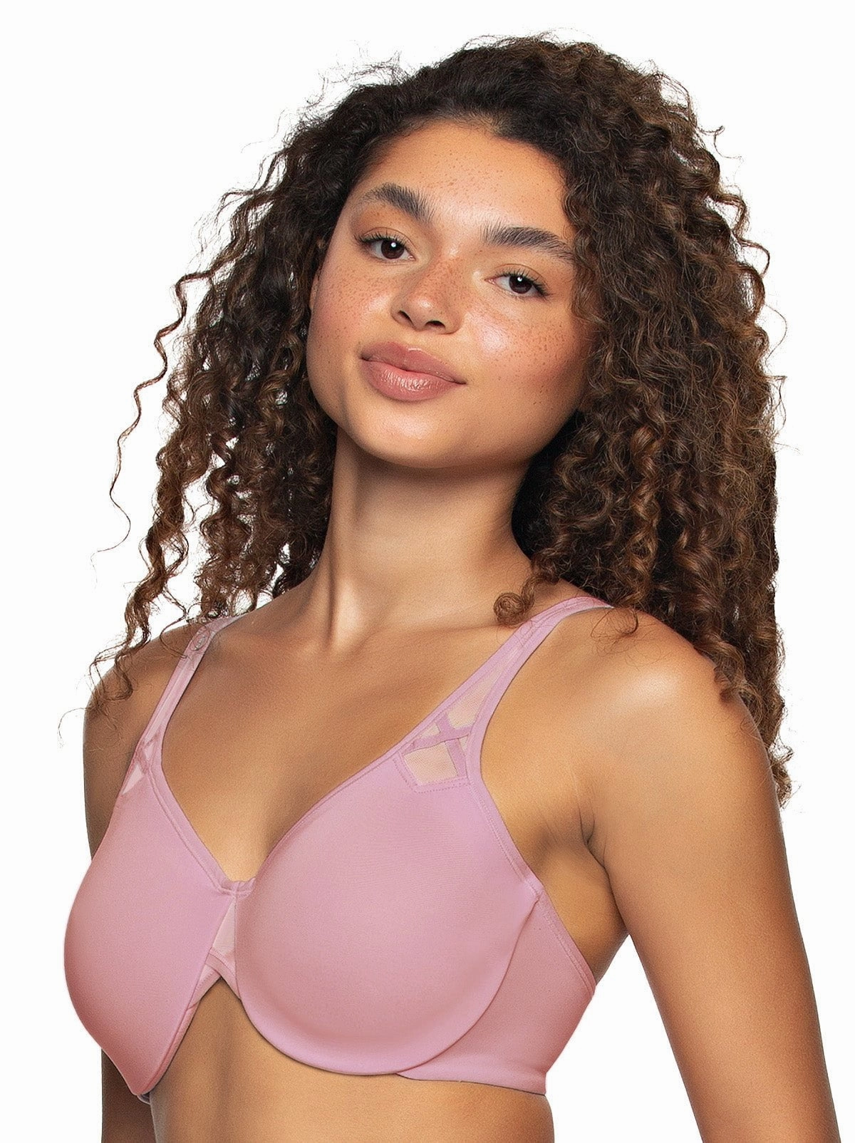 Amaranth Unlined Minimizer Bra
