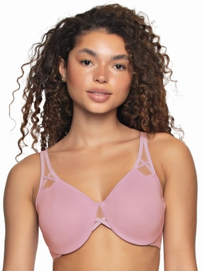 Amaranth Unlined Minimizer Bra