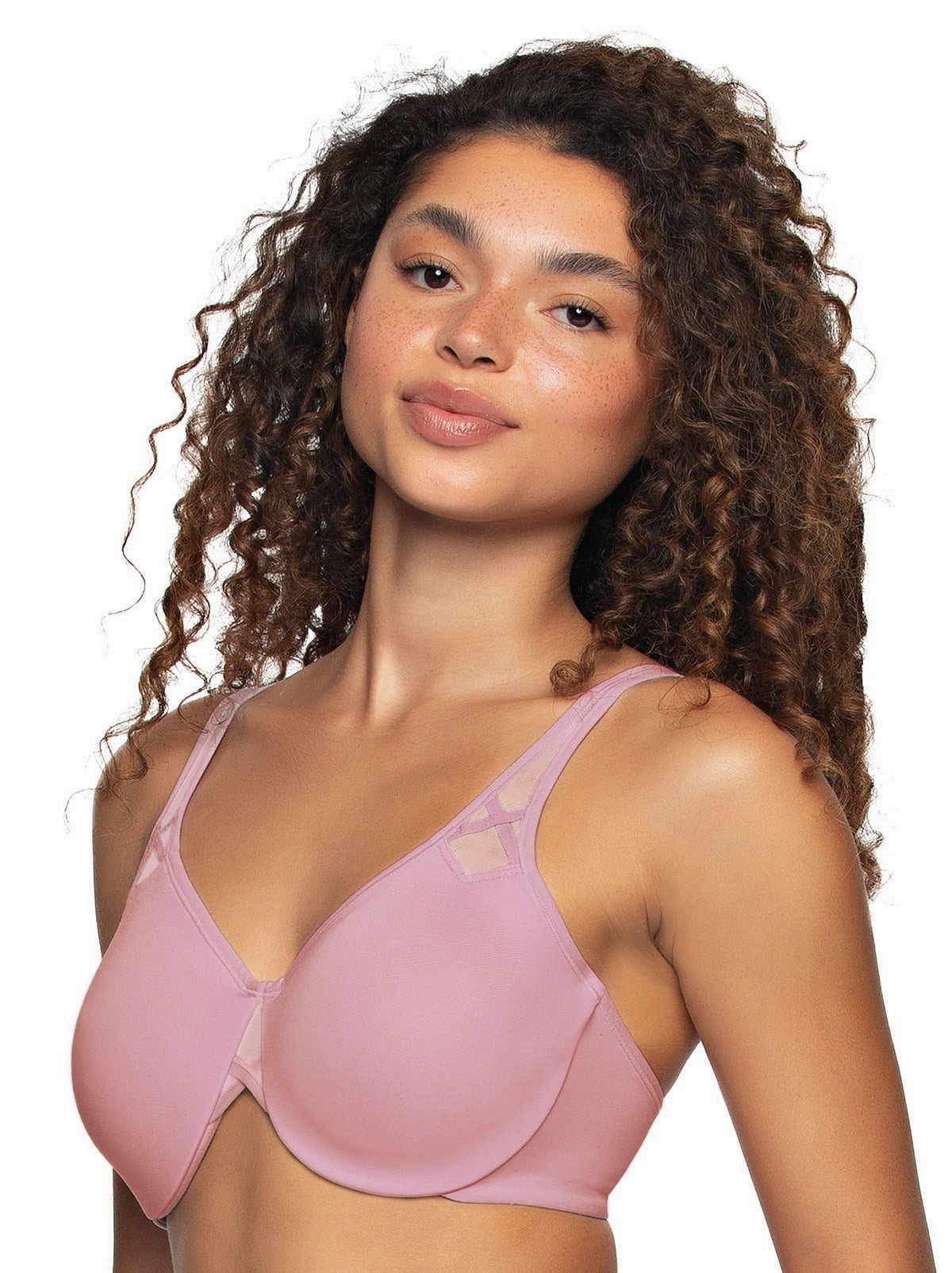 Amaranth Unlined Minimizer Bra