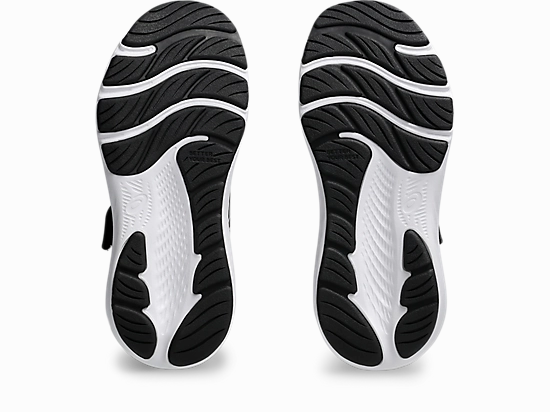 ASICS JUNIOR CONTEND 9 PS BLACK/WHITE RUNNING SHOE