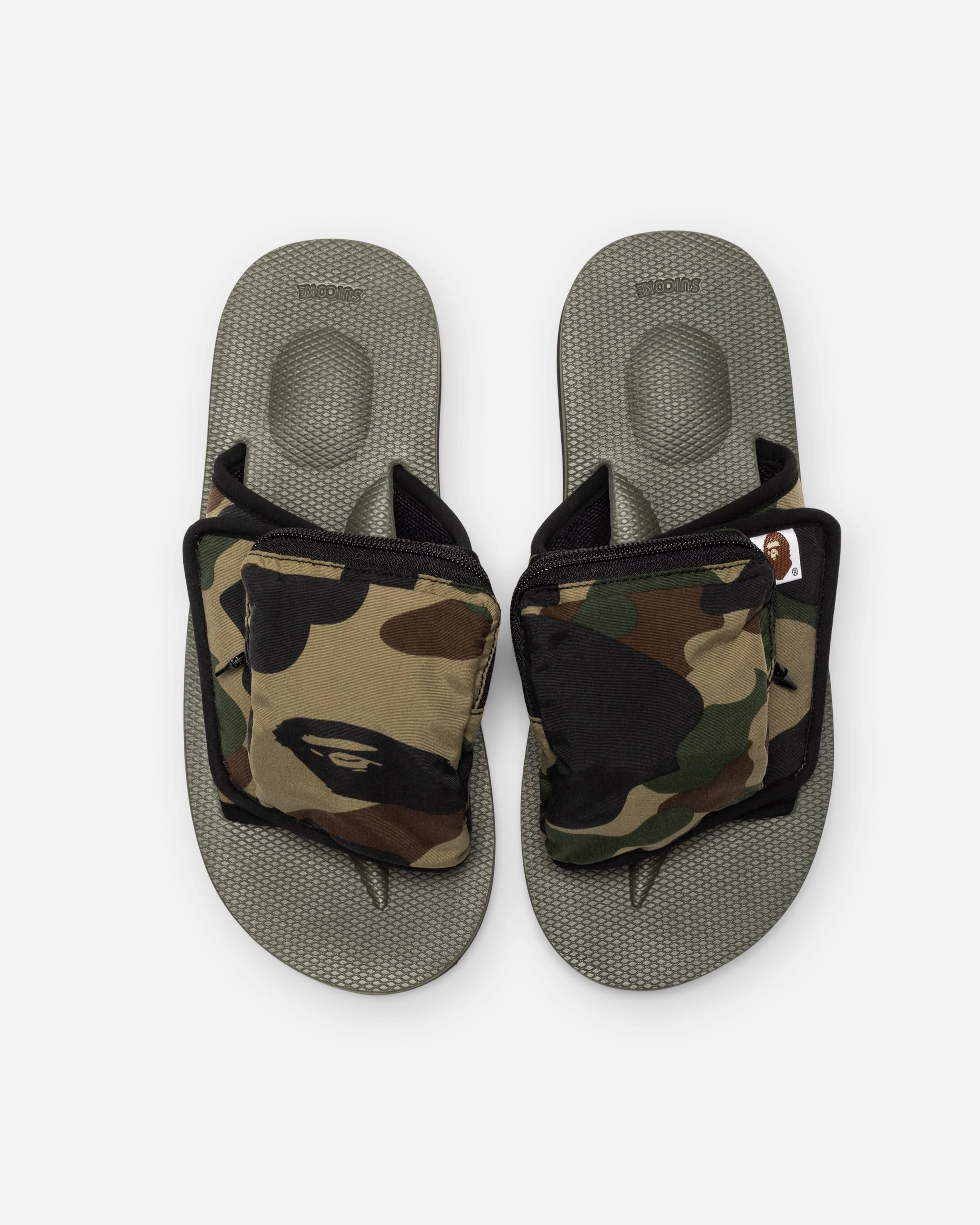 BAPE SUICOKE SANDALS - GREEN