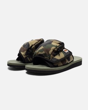 BAPE SUICOKE SANDALS - GREEN