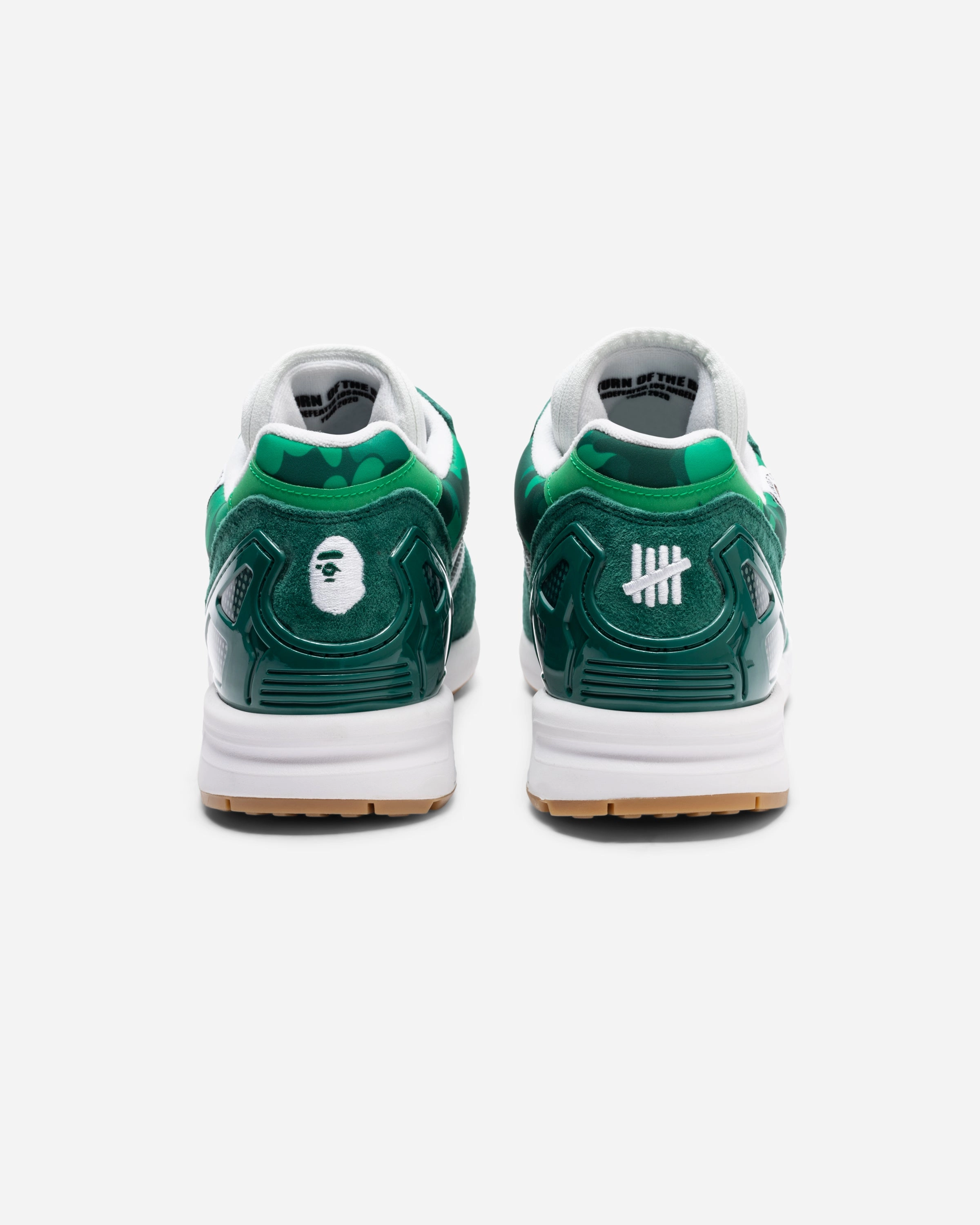 BAPE X UNDEFEATED X ADIDAS ZX 8000 - GREEN/ CWHITE/ GUM