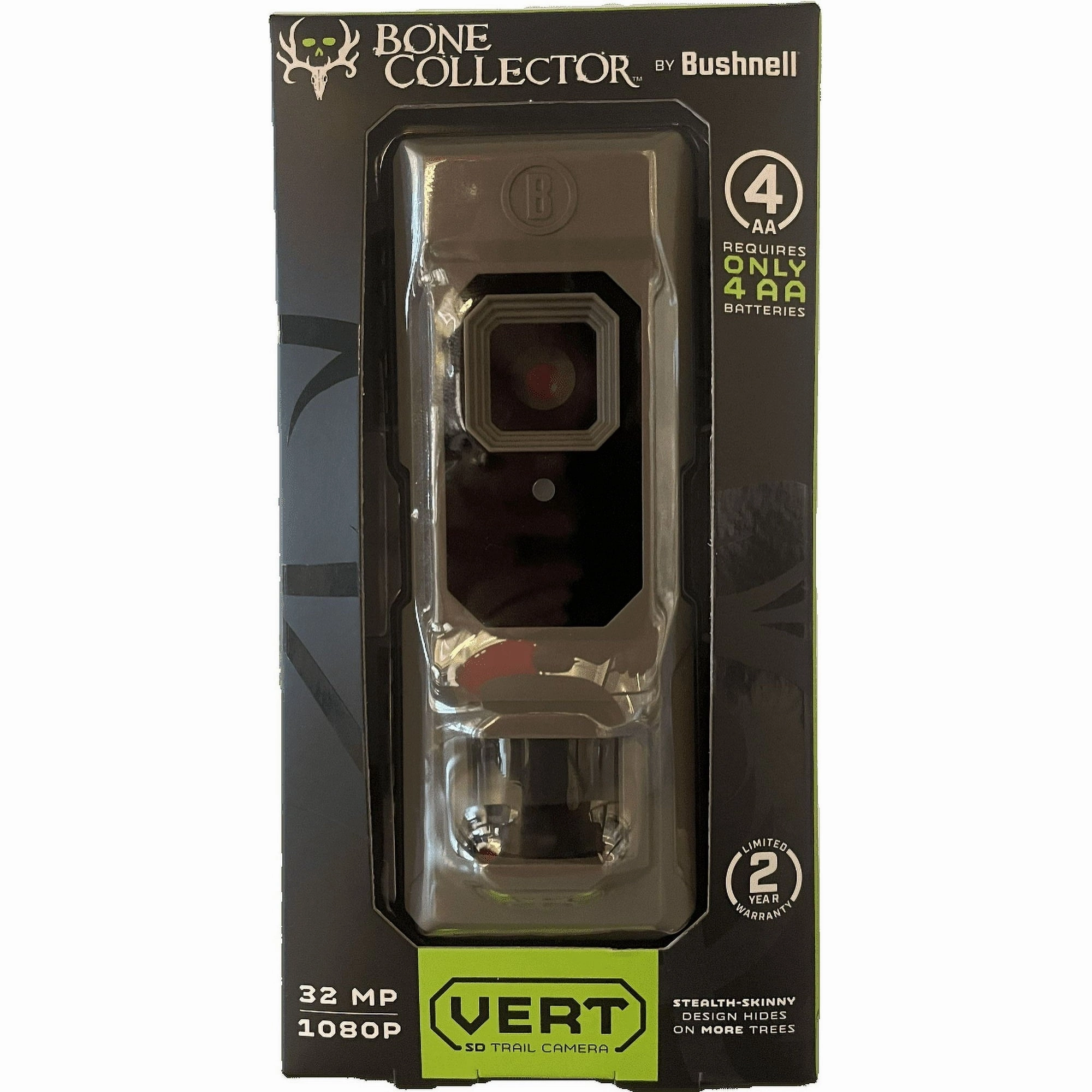 Bushnell 119956C Bone Collector Vert 32MP Hunting Trail Cam 1080p Tan