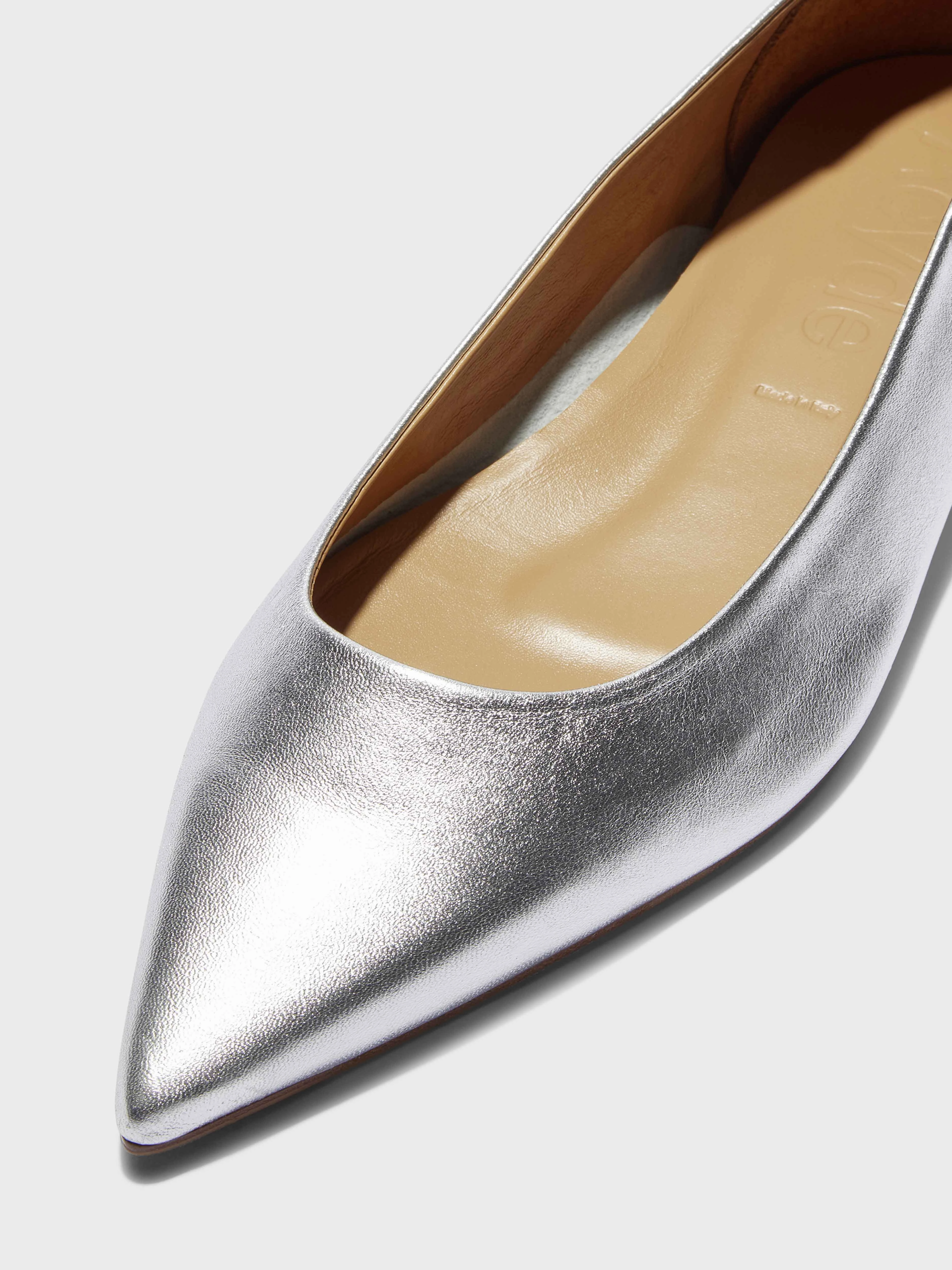 Cassy Leather Ballet Flats