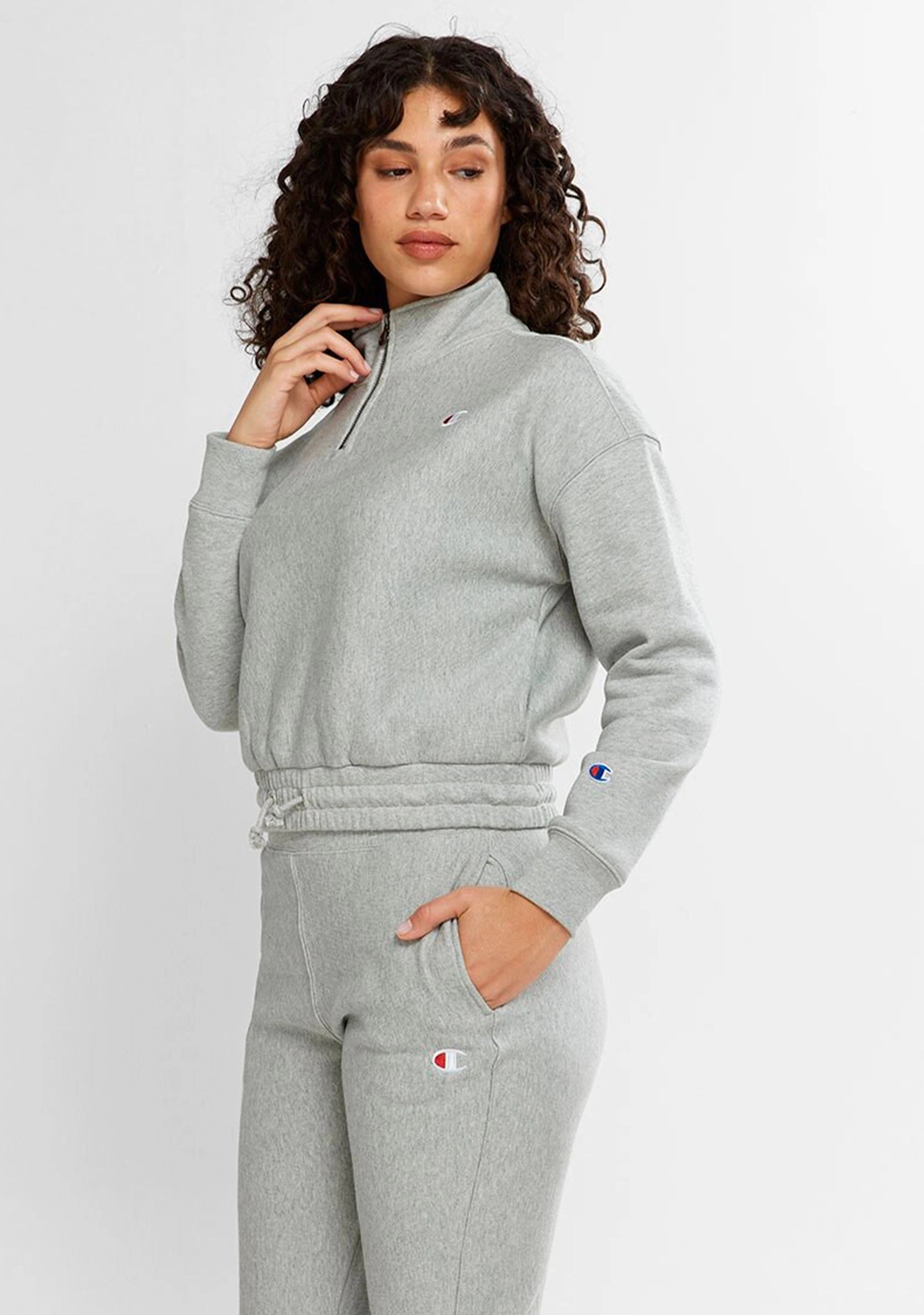Champion Women’s Reverse Weave Small C Quarter Zip