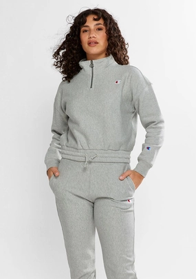 Champion Women’s Reverse Weave Small C Quarter Zip
