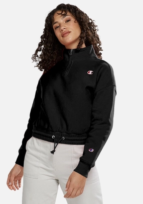 Champion Women’s Reverse Weave Small C Quarter Zip