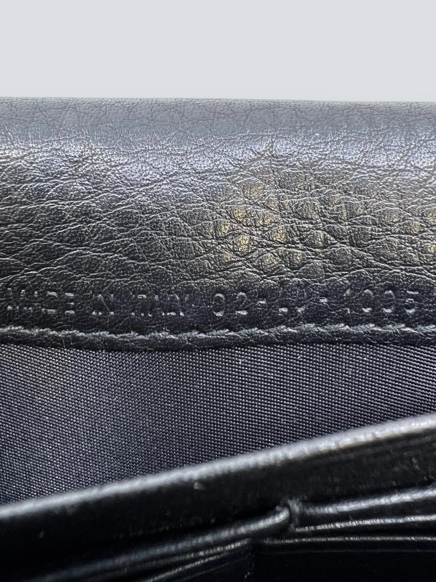 Christian Dior Black Canvas Wallet