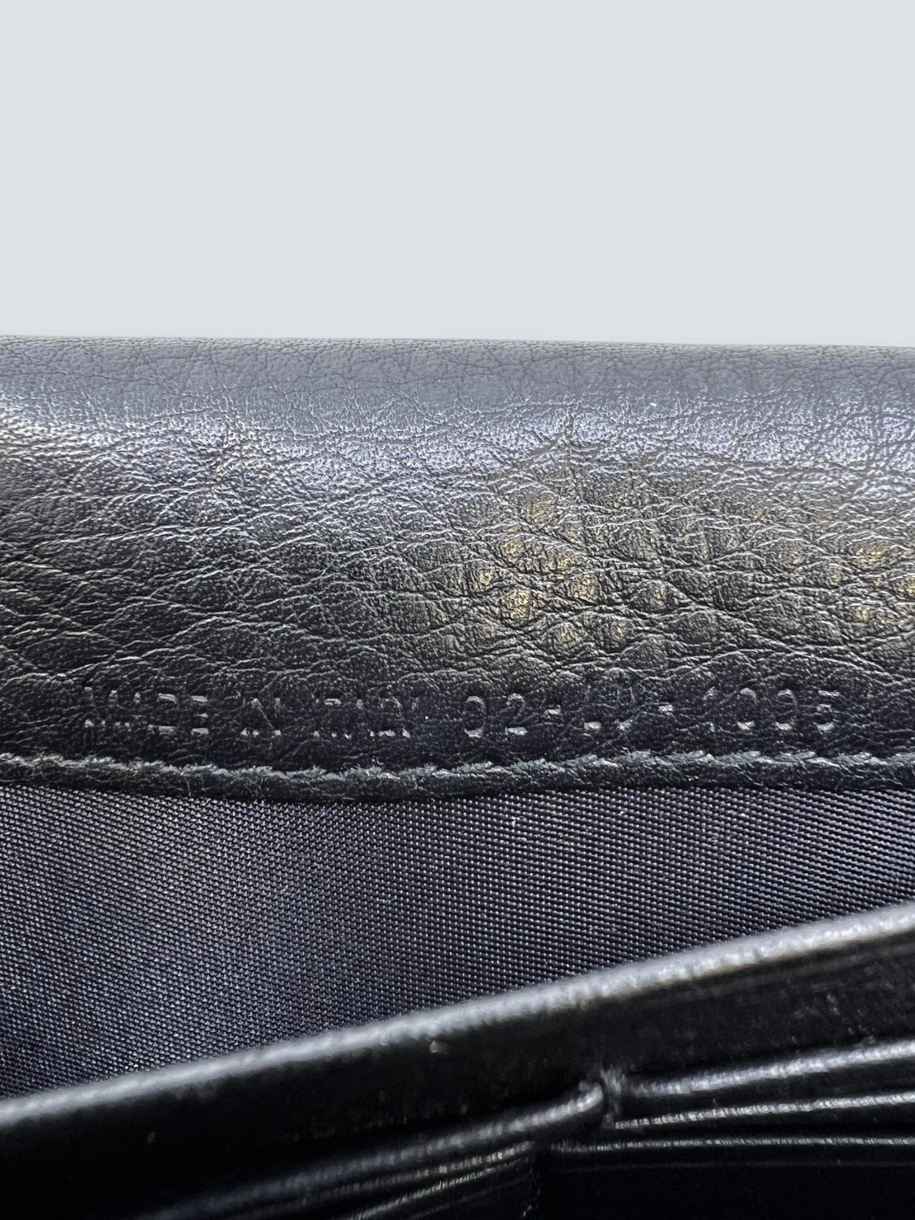 Christian Dior Black Canvas Wallet