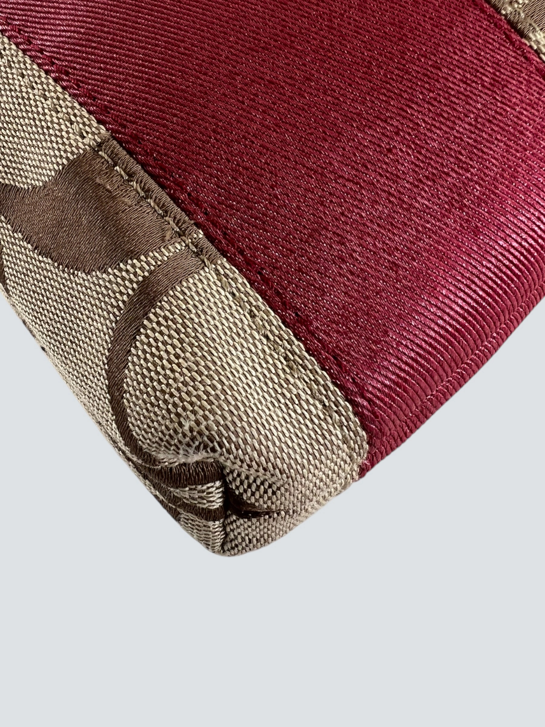 Coach Monogram Canvas Small Satchel