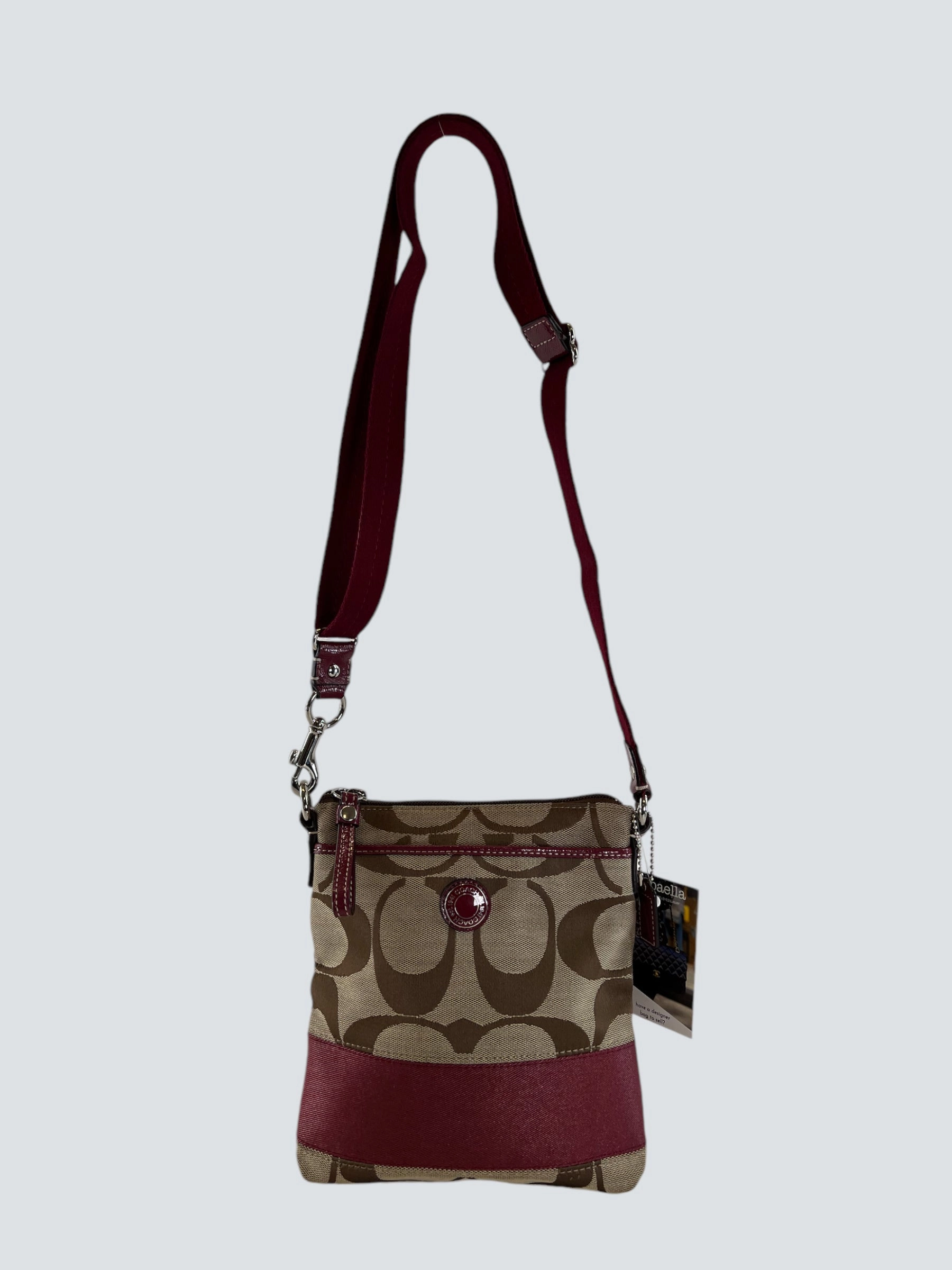 Coach Monogram Canvas Small Satchel
