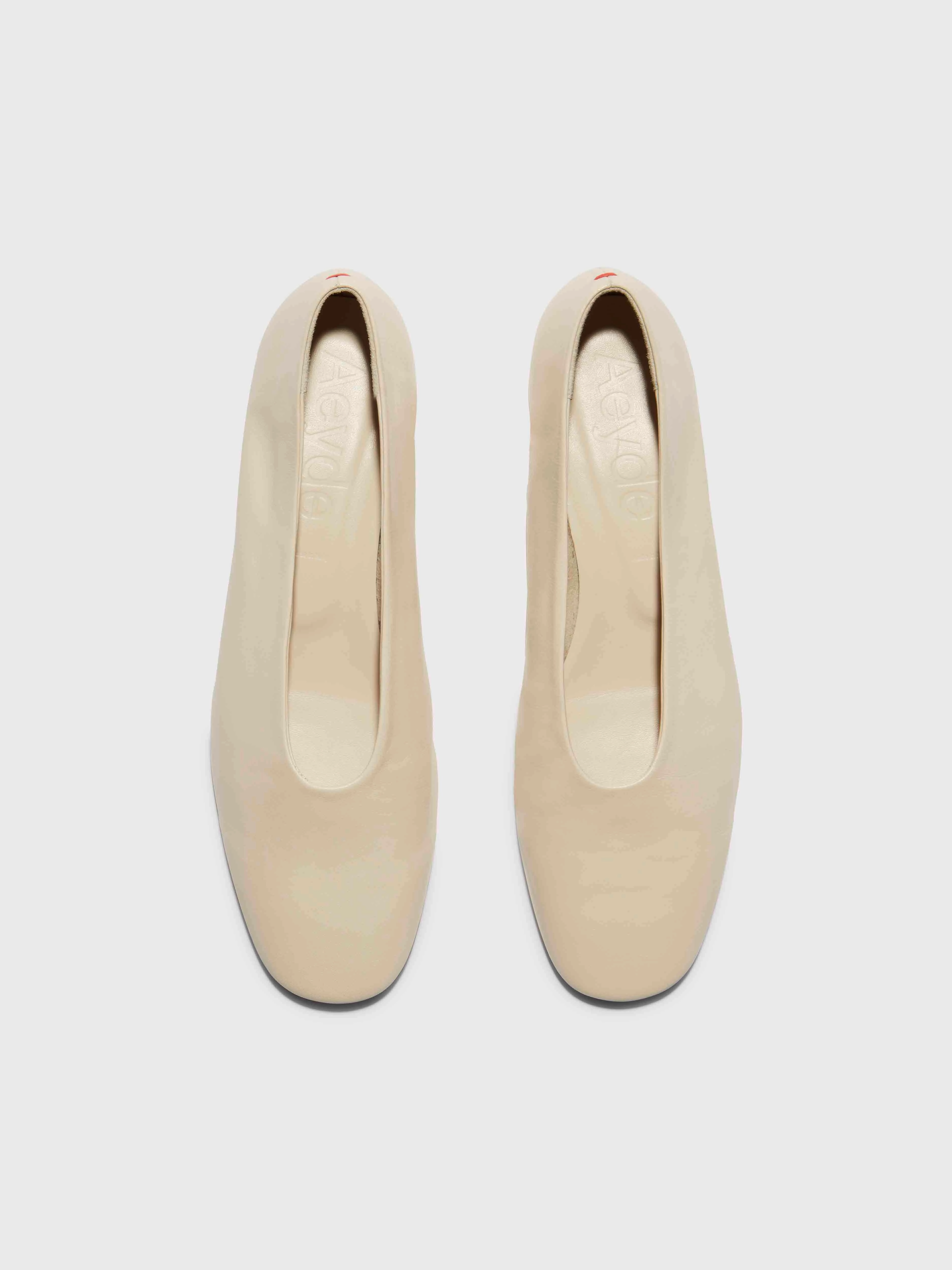 Delia Leather Ballet Flats