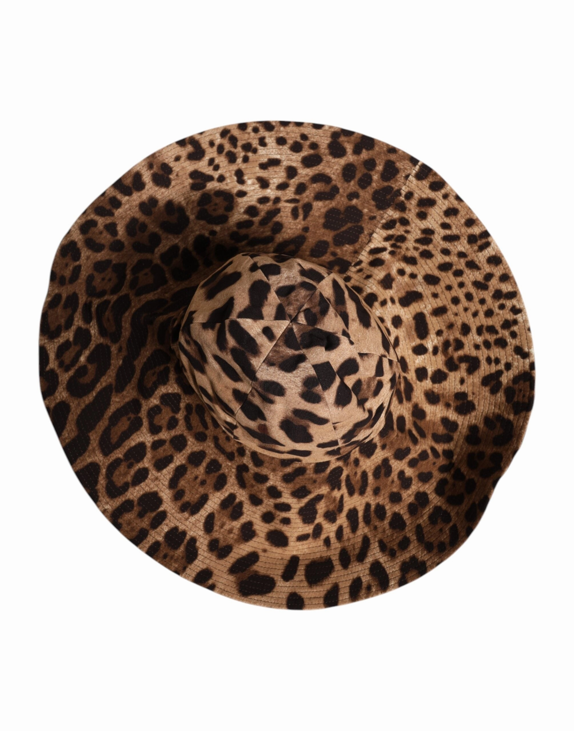 Dolce & Gabbana Leopard Viscose Women Bucket Women's Hat (Pre-Owned)