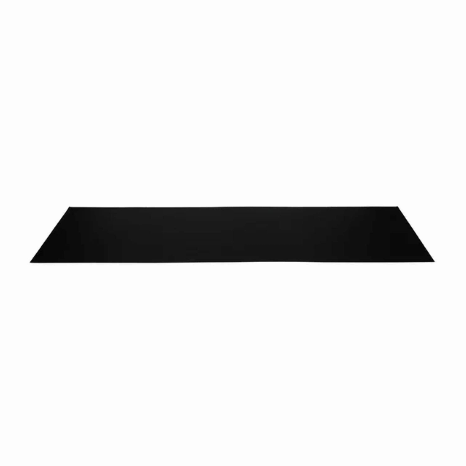 G-Floor EM75CT3272MBRET 32" x 72" 75 Mil Vinyl Exercise Equipment Mat - Midnight Black