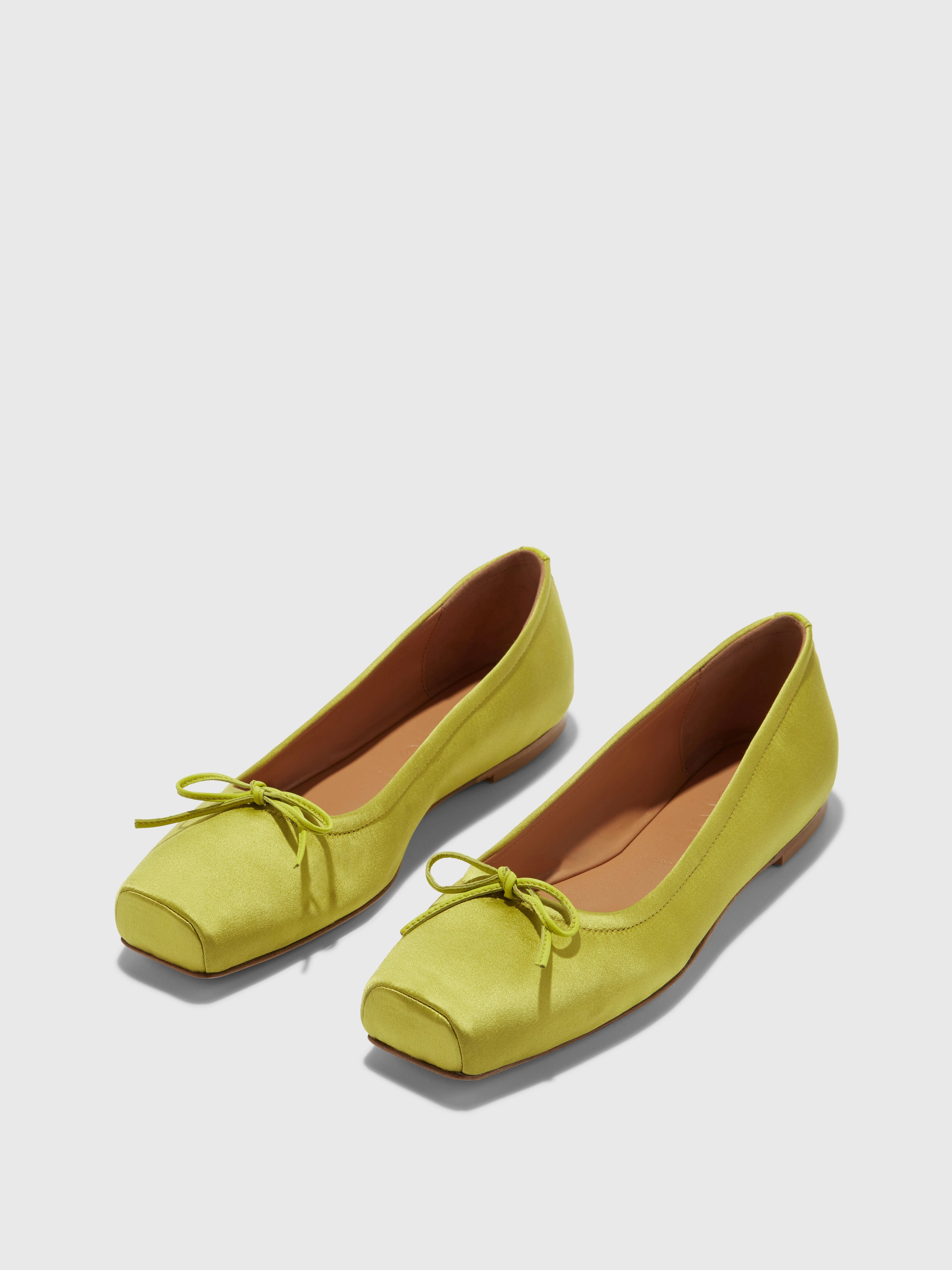 Gabriella Satin Ballet Flats