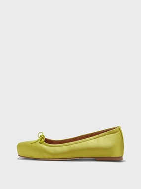 Gabriella Satin Ballet Flats