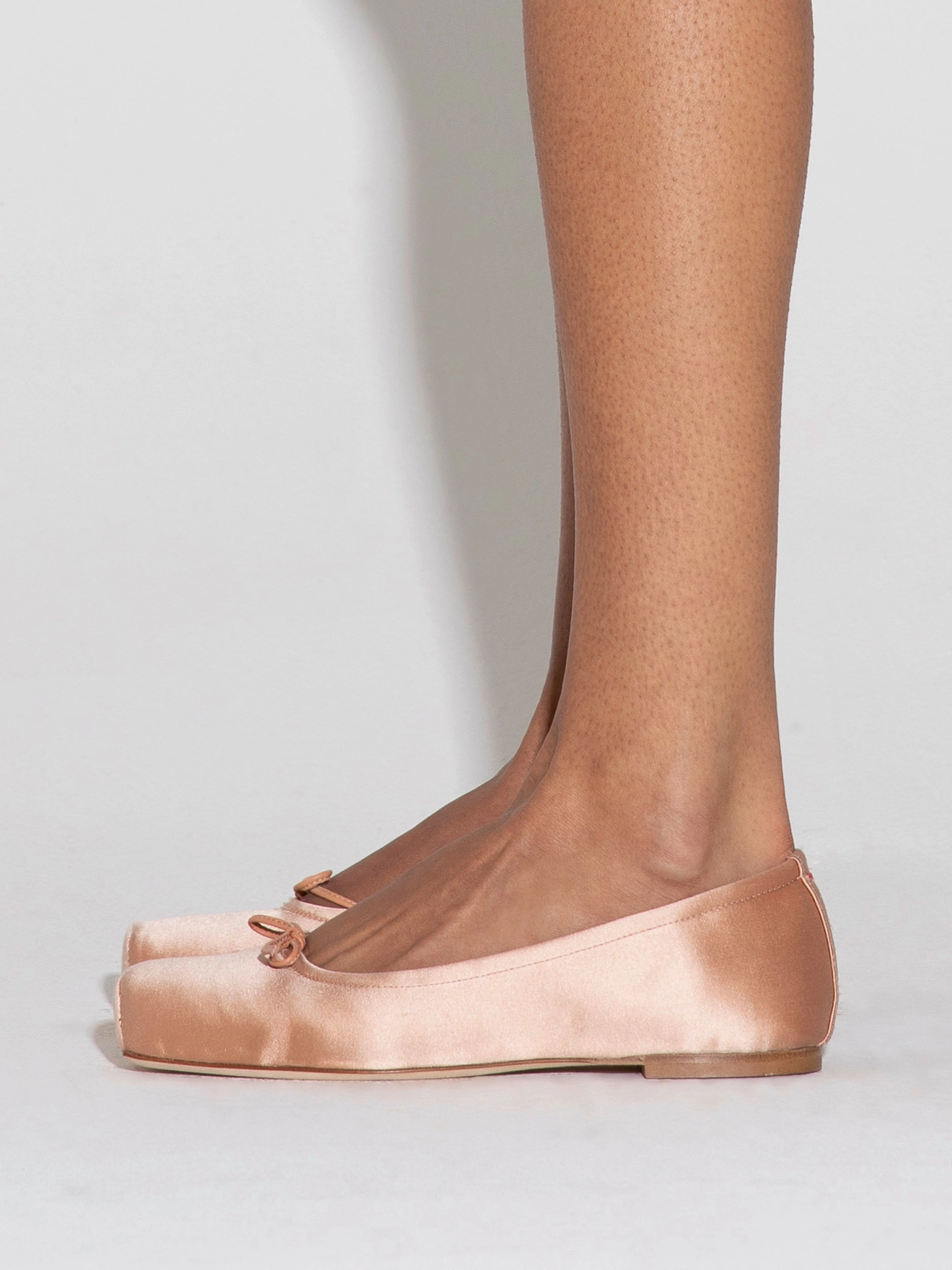 Gabriella Satin Ballet Flats