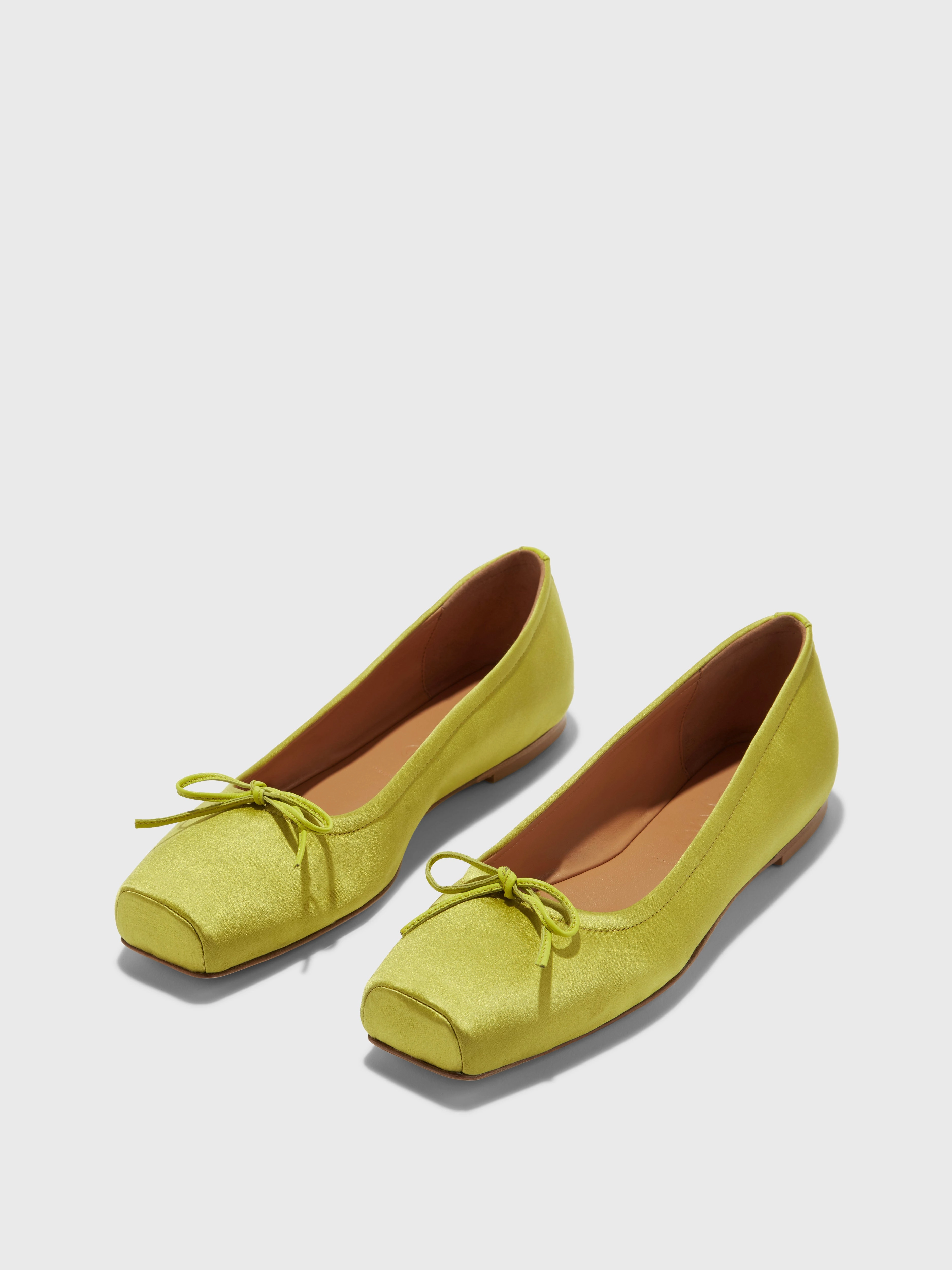 Gabriella Satin Ballet Flats