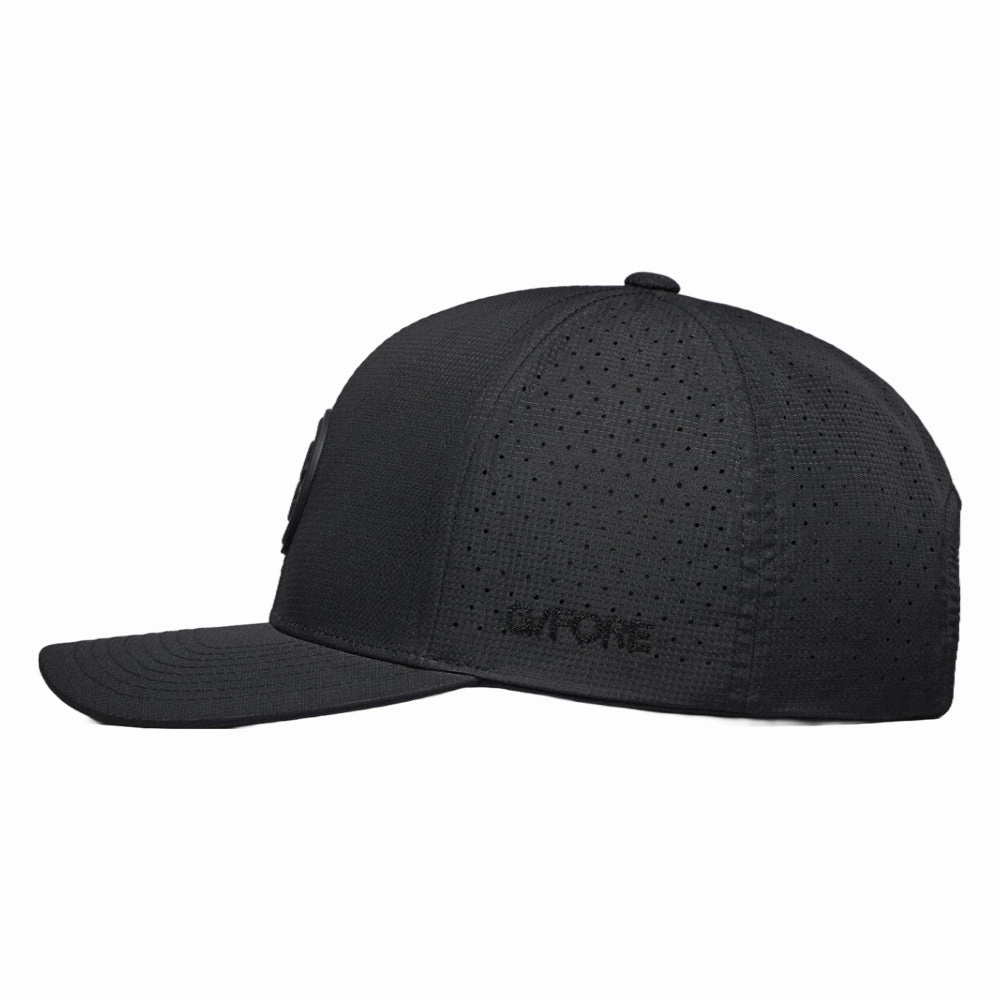 Gfore Perforated Tipped Brim Ripstop Golf Cap Onyx - SP25 Men
