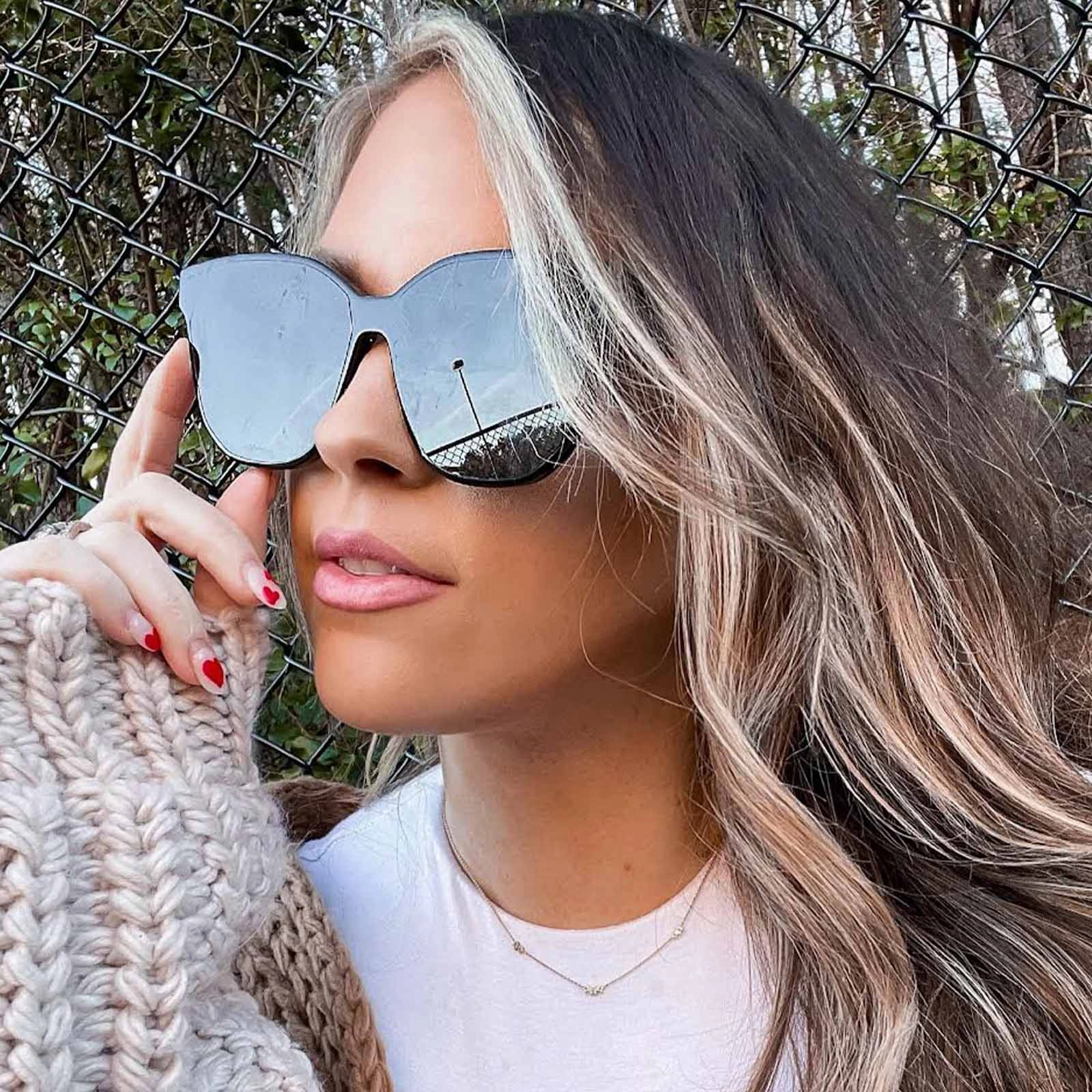 GIA - CREAM TORTOISE   GREY SUNGLASSES