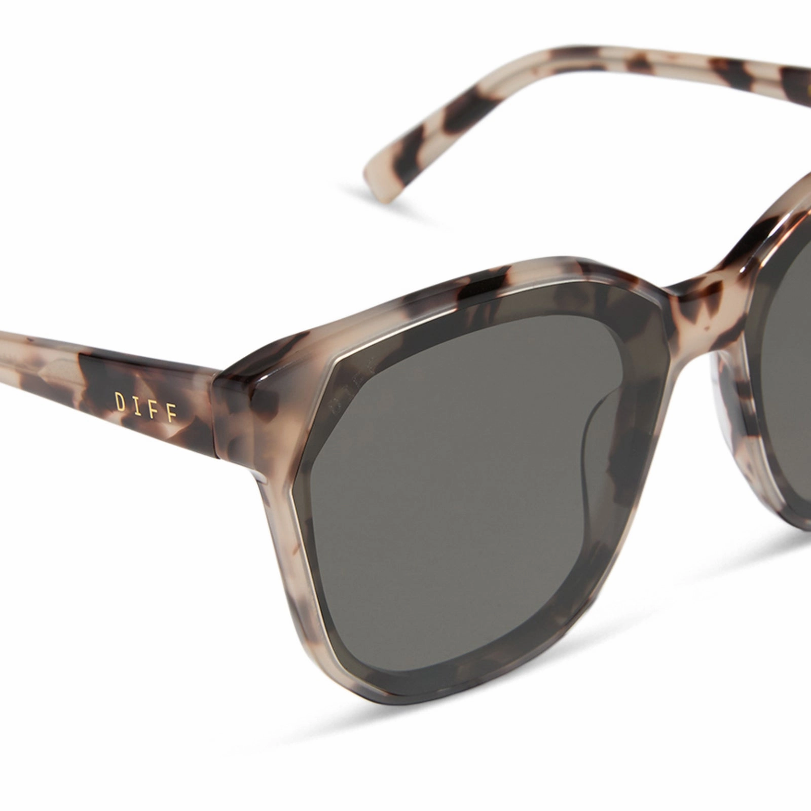 GIA - CREAM TORTOISE   GREY SUNGLASSES
