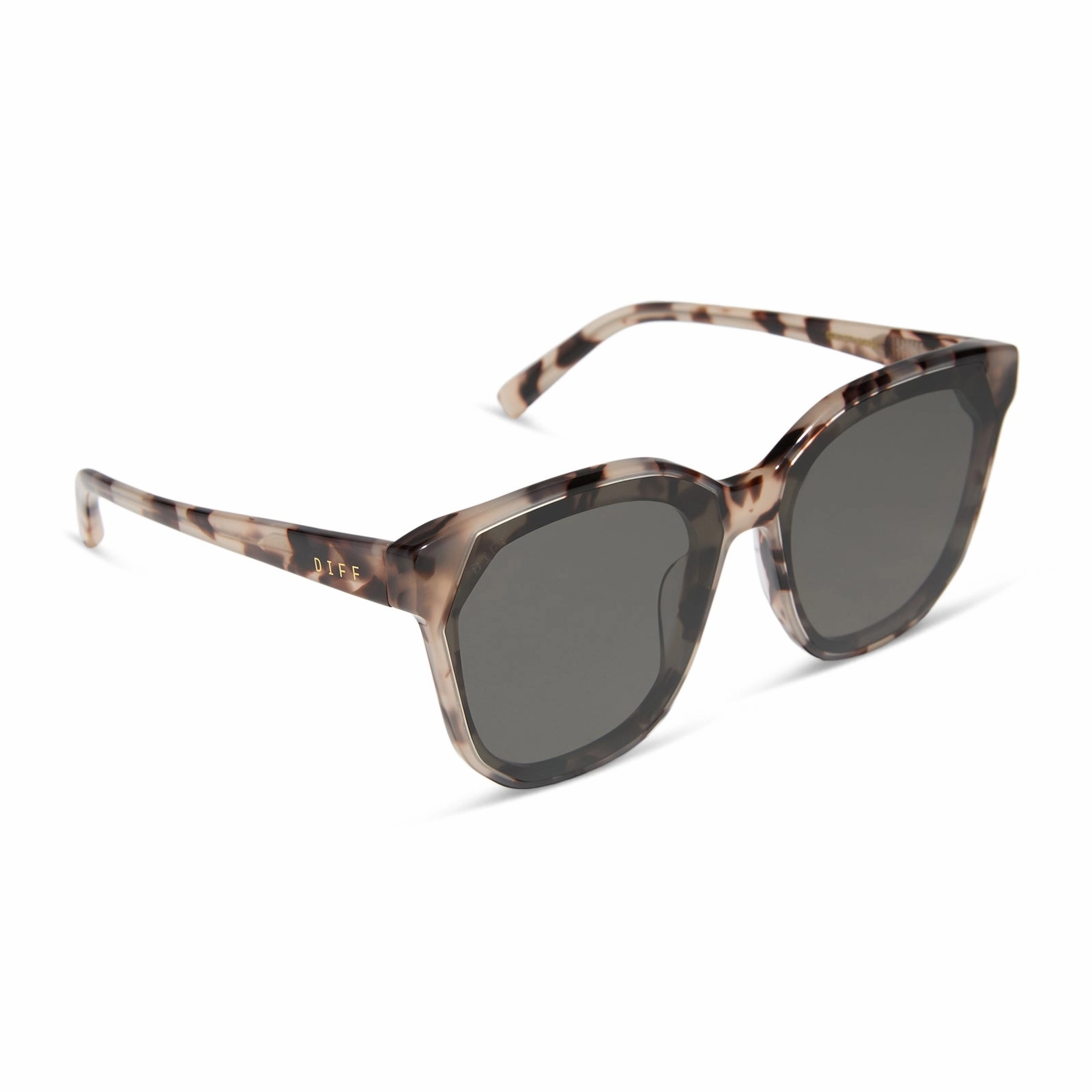 GIA - CREAM TORTOISE   GREY SUNGLASSES