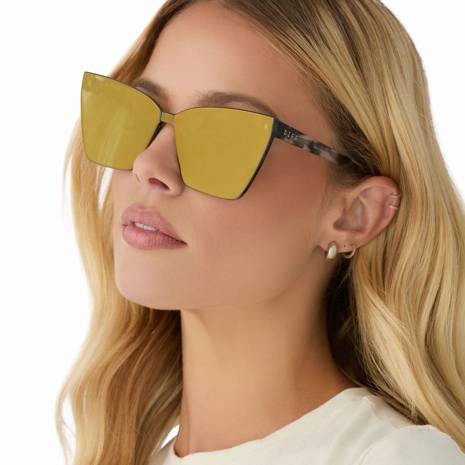 GOLDIE XS - KOMBU   MOSS MIRROR SUNGLASSES
