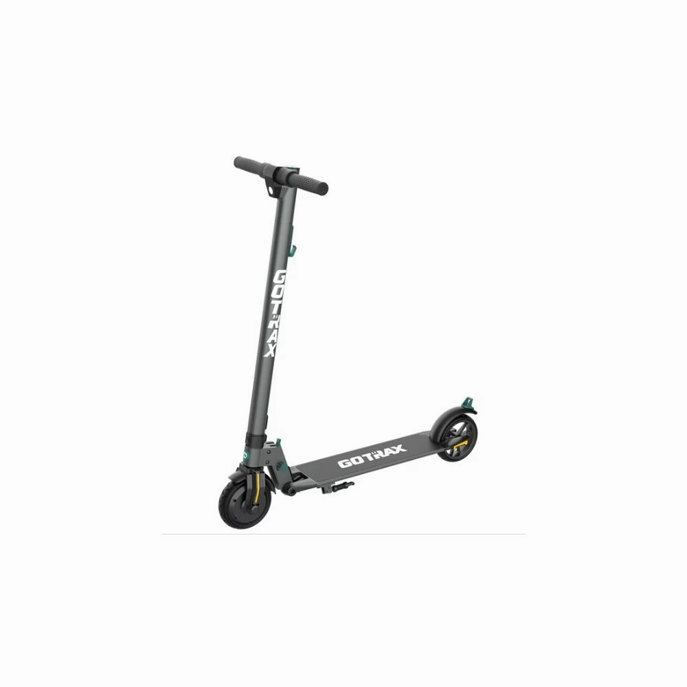 Gotrax GT-G2PLUS-BLACK G2 PLUS Foldable Electric Scooter with 6" Solid Tires, 200W Motor up 12mph and 129.6Wh Lithium Battery