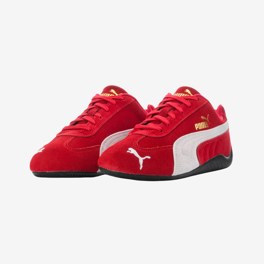 gradeschool puma speedcat jr (red)