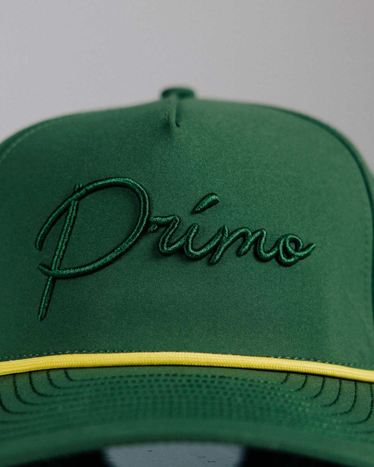 Green Monochrome Cursive Hat