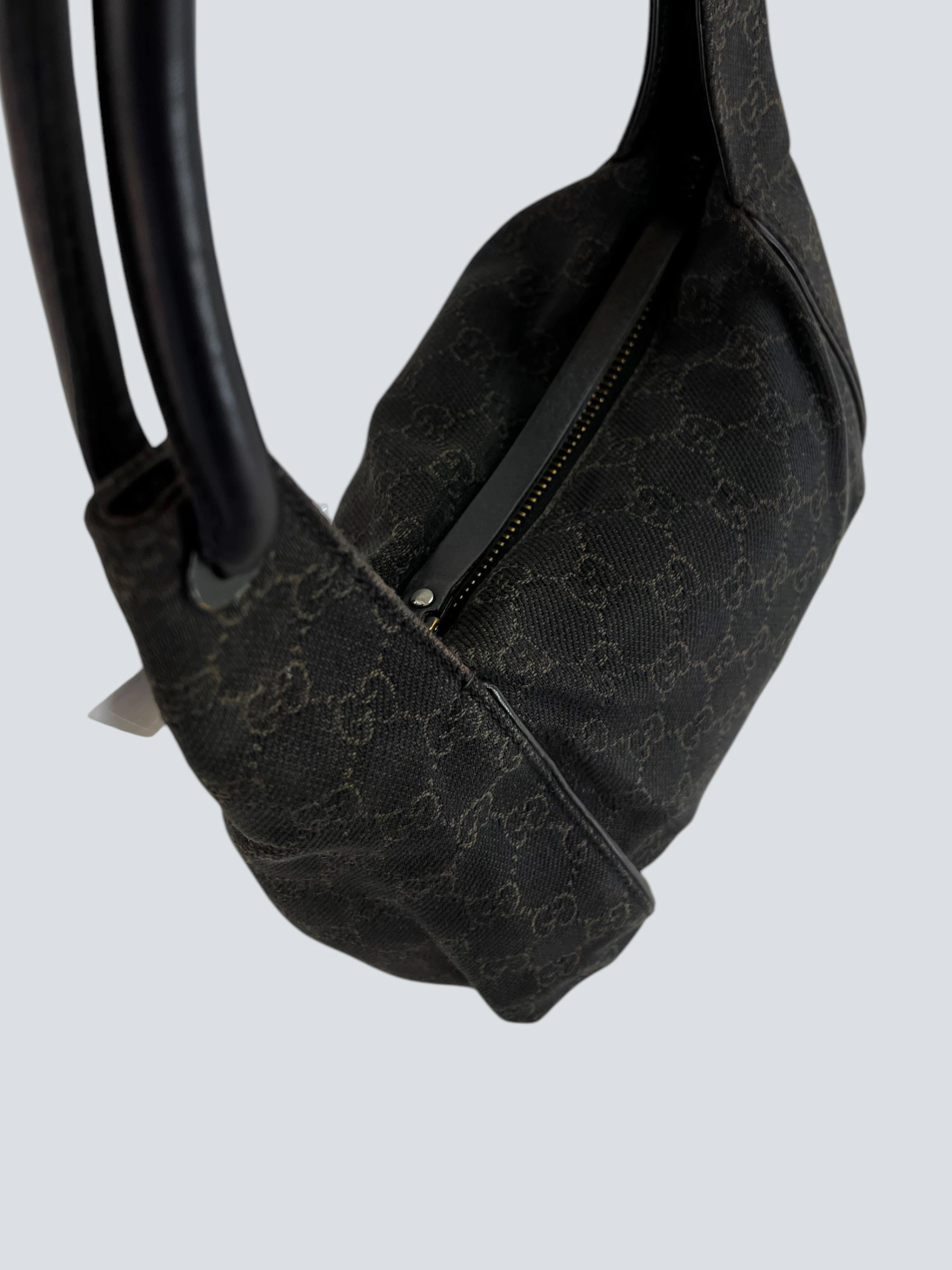 Gucci Brown GG Monogram Canvas Shoulder Bag