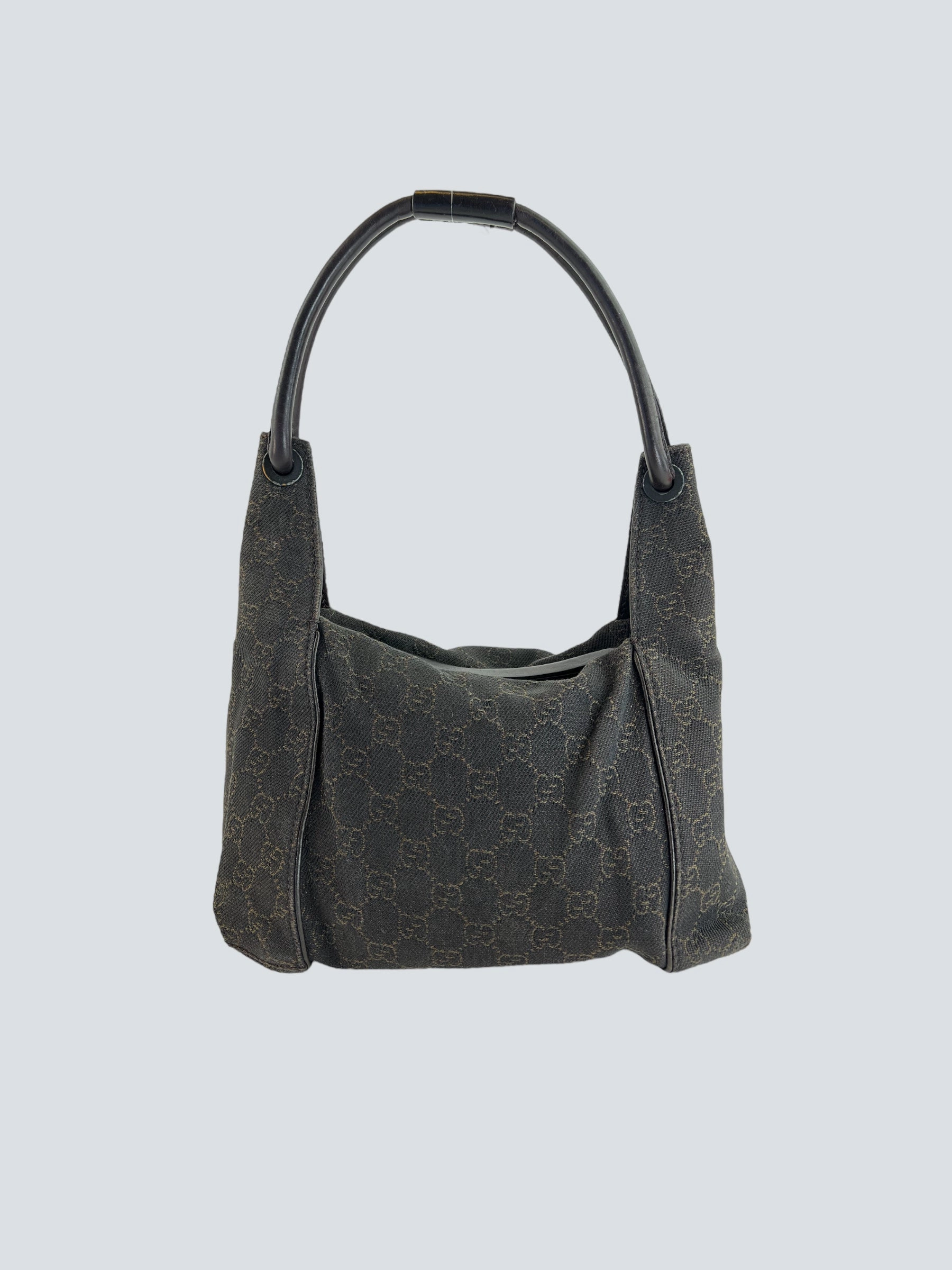 Gucci Brown GG Monogram Canvas Shoulder Bag