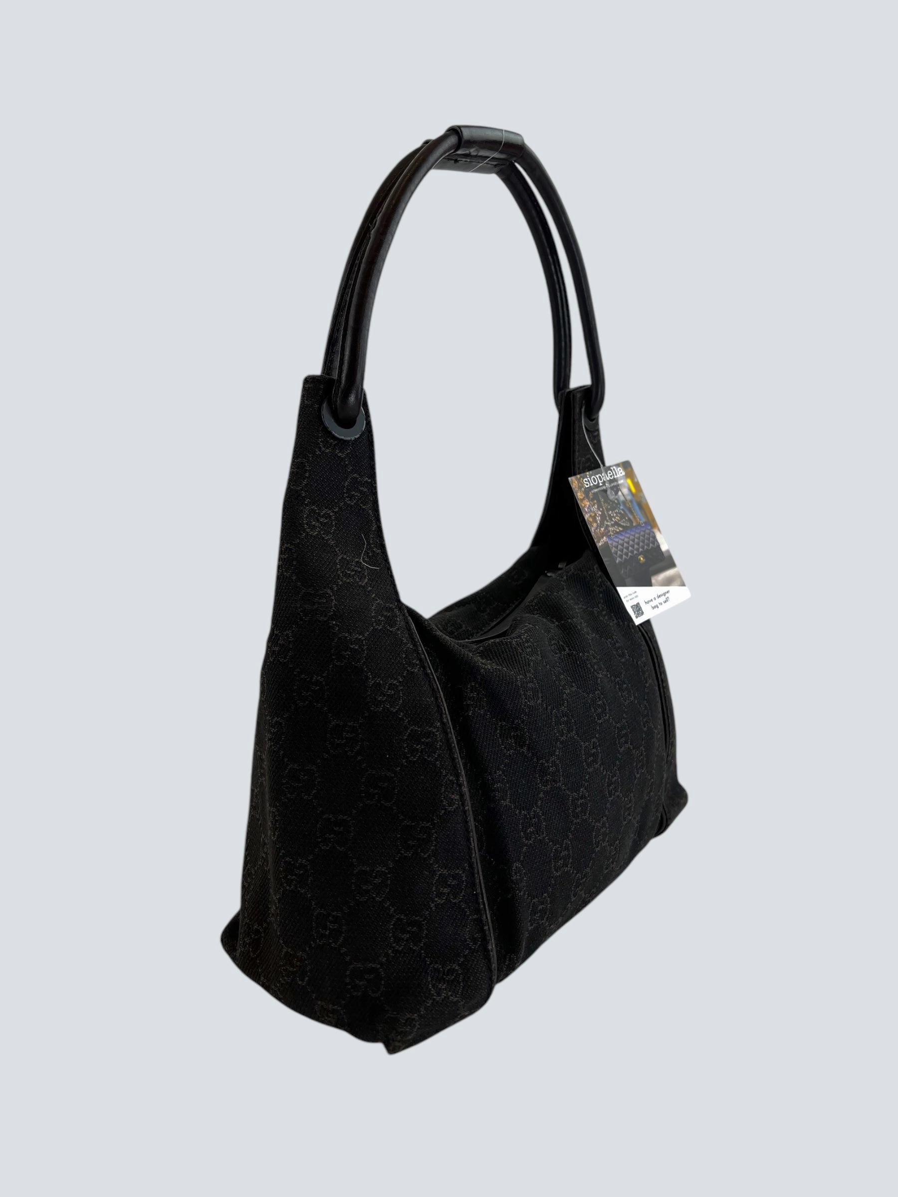 Gucci Brown GG Monogram Canvas Shoulder Bag