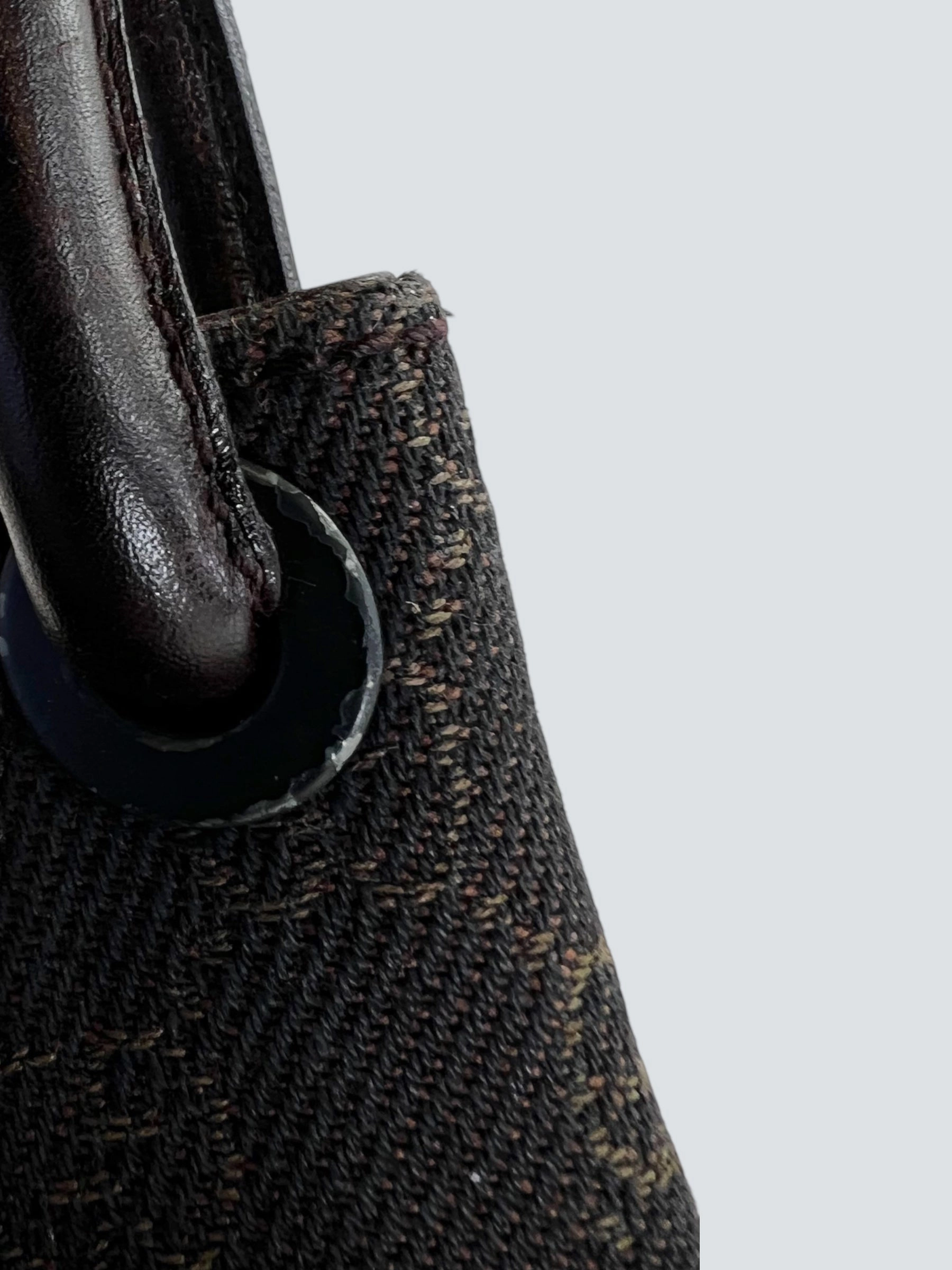 Gucci Brown GG Monogram Canvas Shoulder Bag