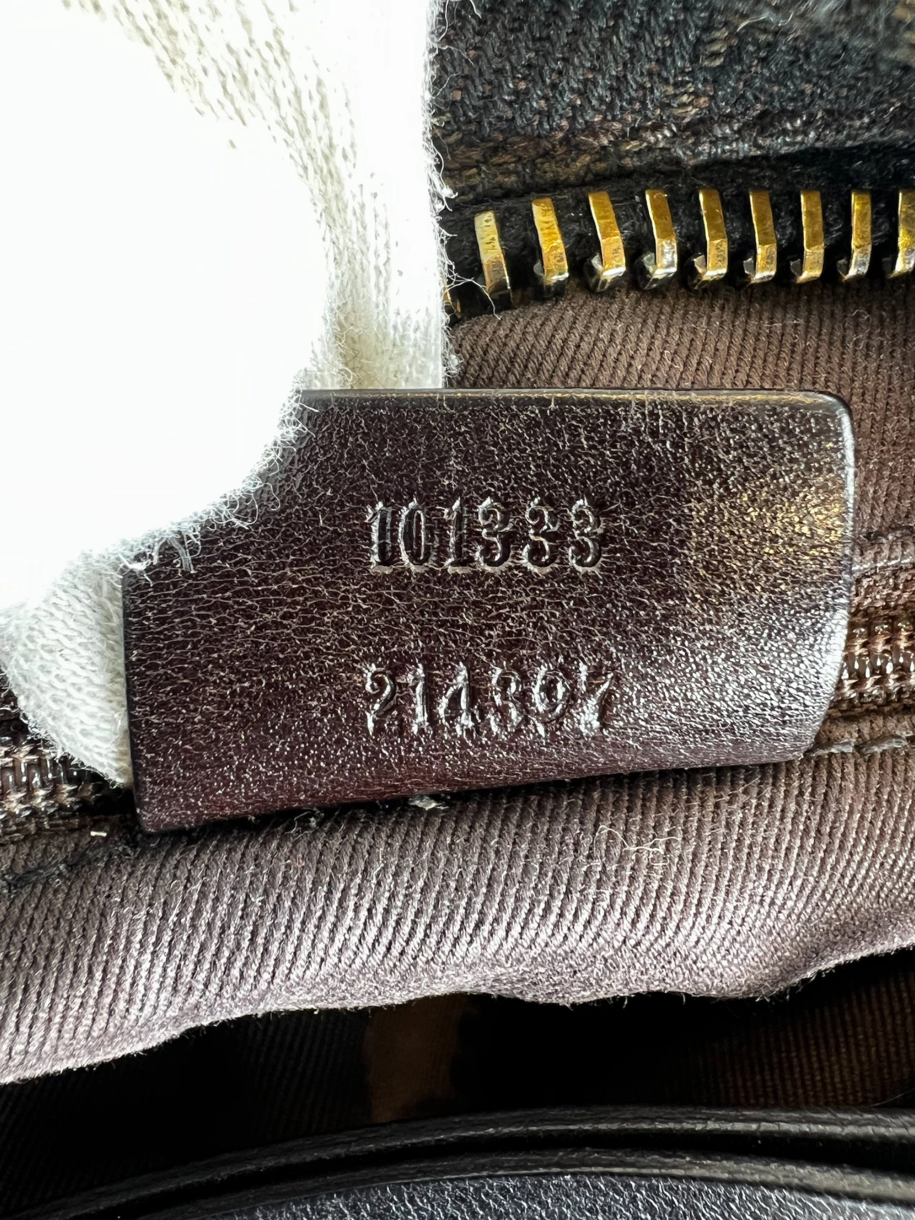 Gucci Brown GG Monogram Canvas Shoulder Bag